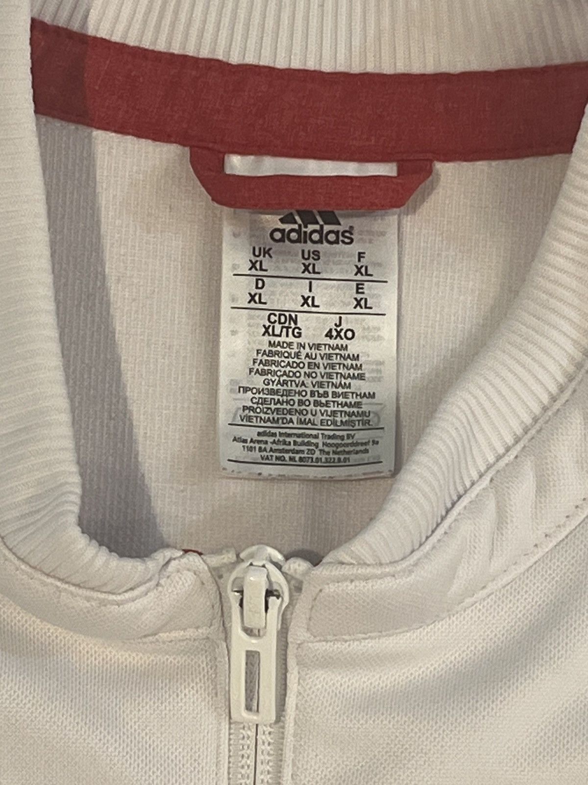 Adidas × Vintage 2015/16 Men’s Adidas Manchester United Anthem Jacket White Size US XL / EU 56 / 4 - 5 Thumbnail