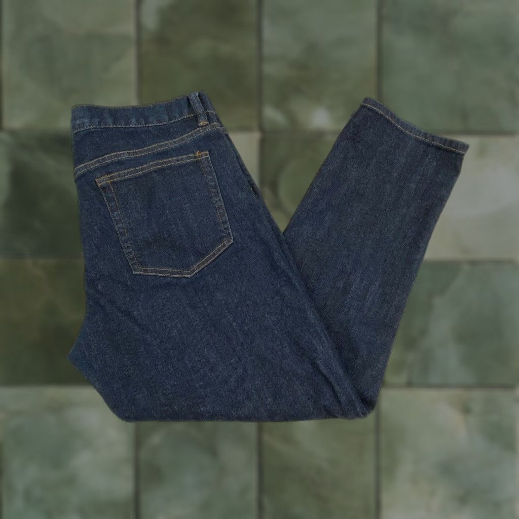Polo Ralph Lauren Ralph Lauren Sport Women's Cropped Blue Denim Jeans 10 32x25 Mid Rise Stretch Size 32" / US 10 / IT 46 - 1 Thumbnail