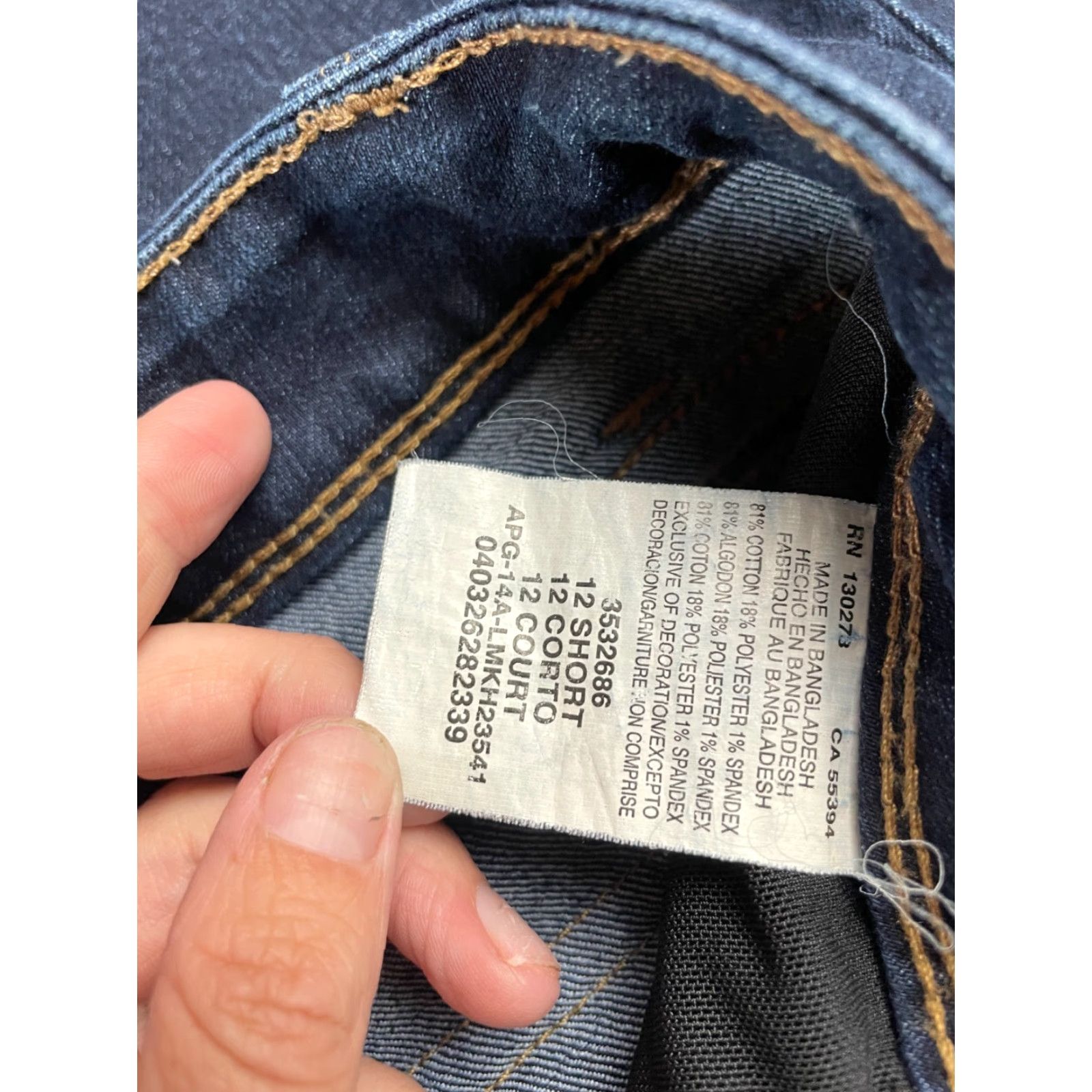 Lee VINTAGE? No. LeeJeans Women's Size 32 Blue Denim Straight Leg Jeans 32 Regular Inseam 29 Mid Waist Dark Wash Pockets Size 24" / US 00 / IT 34 - 4 Thumbnail