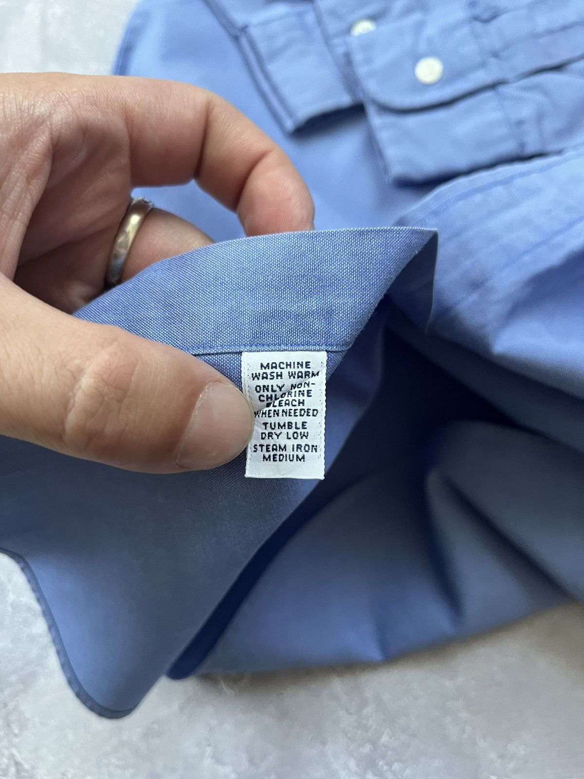 Polo Ralph Lauren Vintage Polo Ralph Lauren Yarmouth Dress Shirtt Longsleeve Size US L / EU 52-54 / 3 - 7 Thumbnail