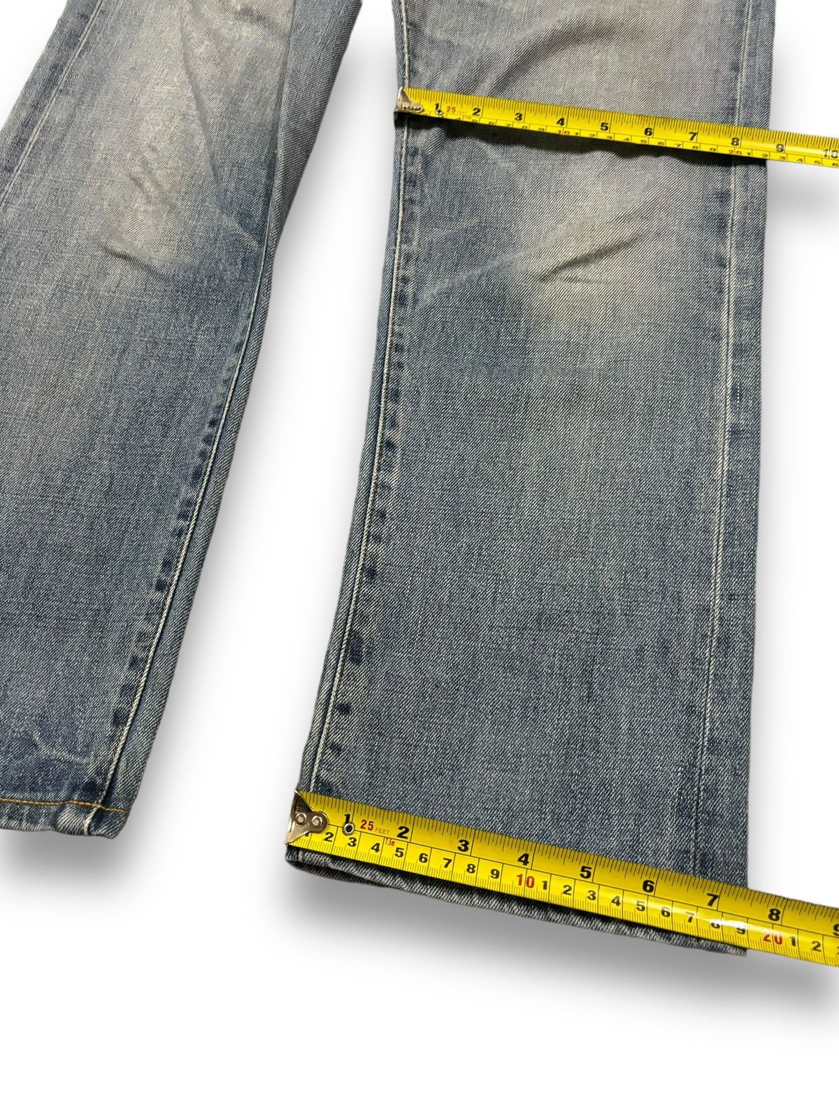 Japanese Brand Vintage Men Without A Country Selvedge Ripped Grunge Jeans Size US 29 - 18 Thumbnail