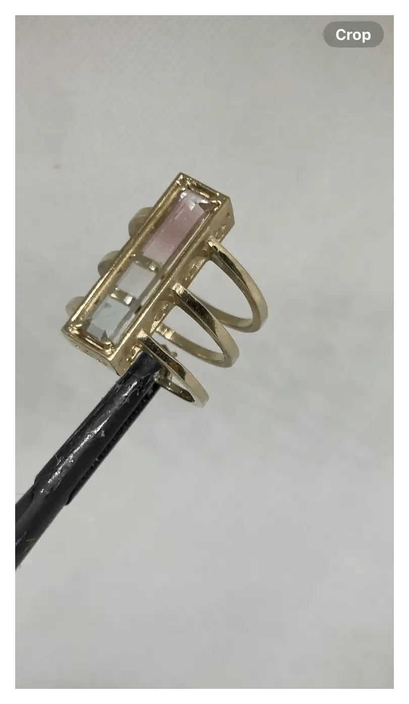 Other Watermelon Tourmaline Gold Ring | Santa Monica Style Size ONE SIZE - 8 Thumbnail