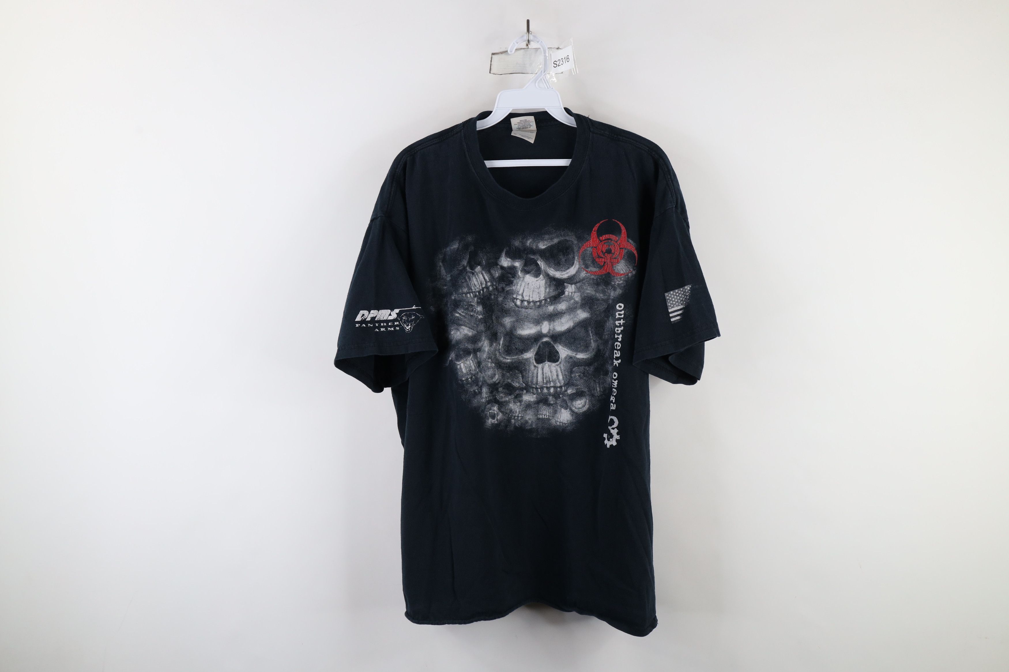 Vintage Vintage Y2K Streetwear Omega Zombies Skeleton T-Shirt Size US XL / EU 56 / 4 - 1 Thumbnail