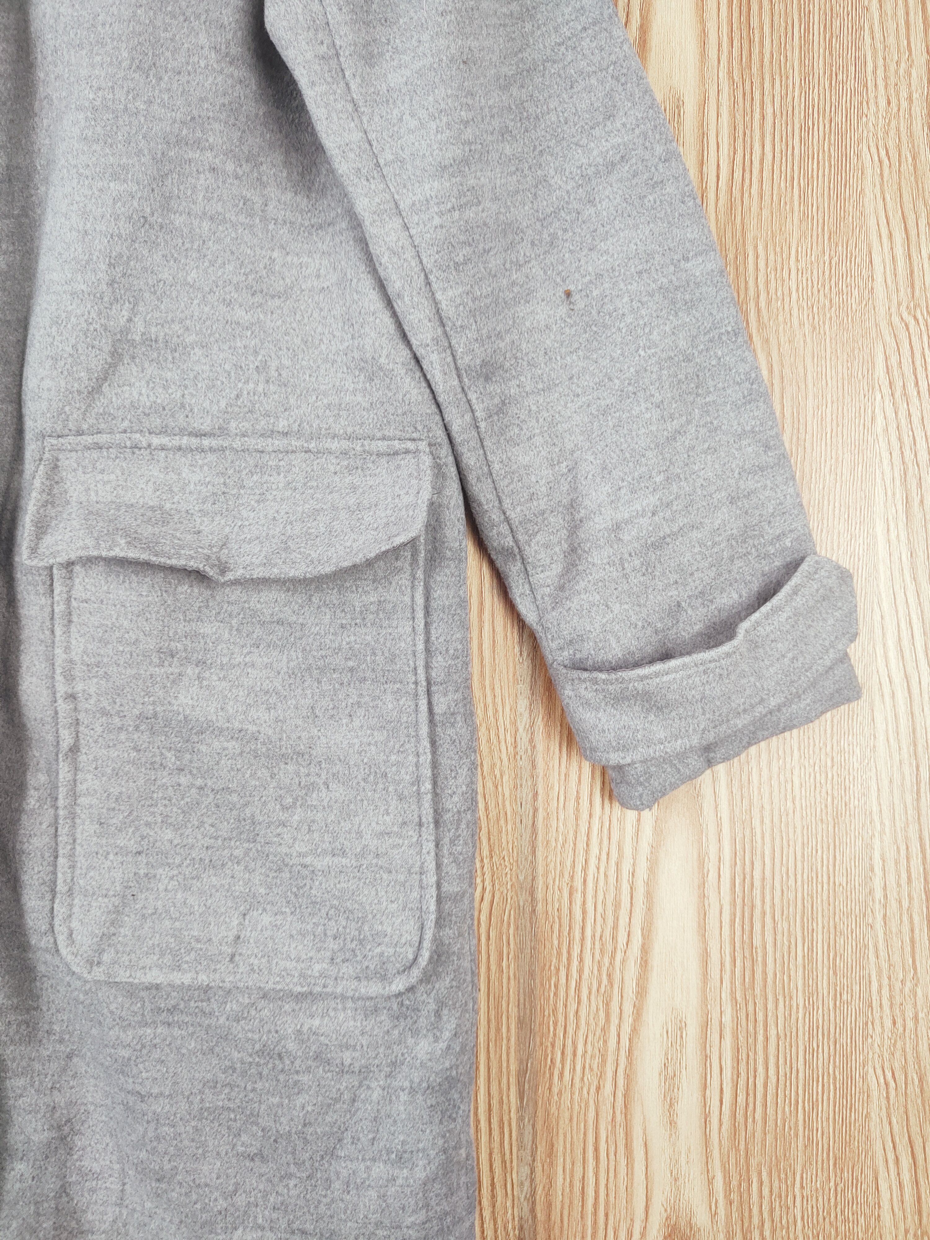 Japanese Brand × Vintage Vintage & Luxury Design by Musee Gray Hoodie Coats Size S / US 4 / IT 40 - 6 Thumbnail