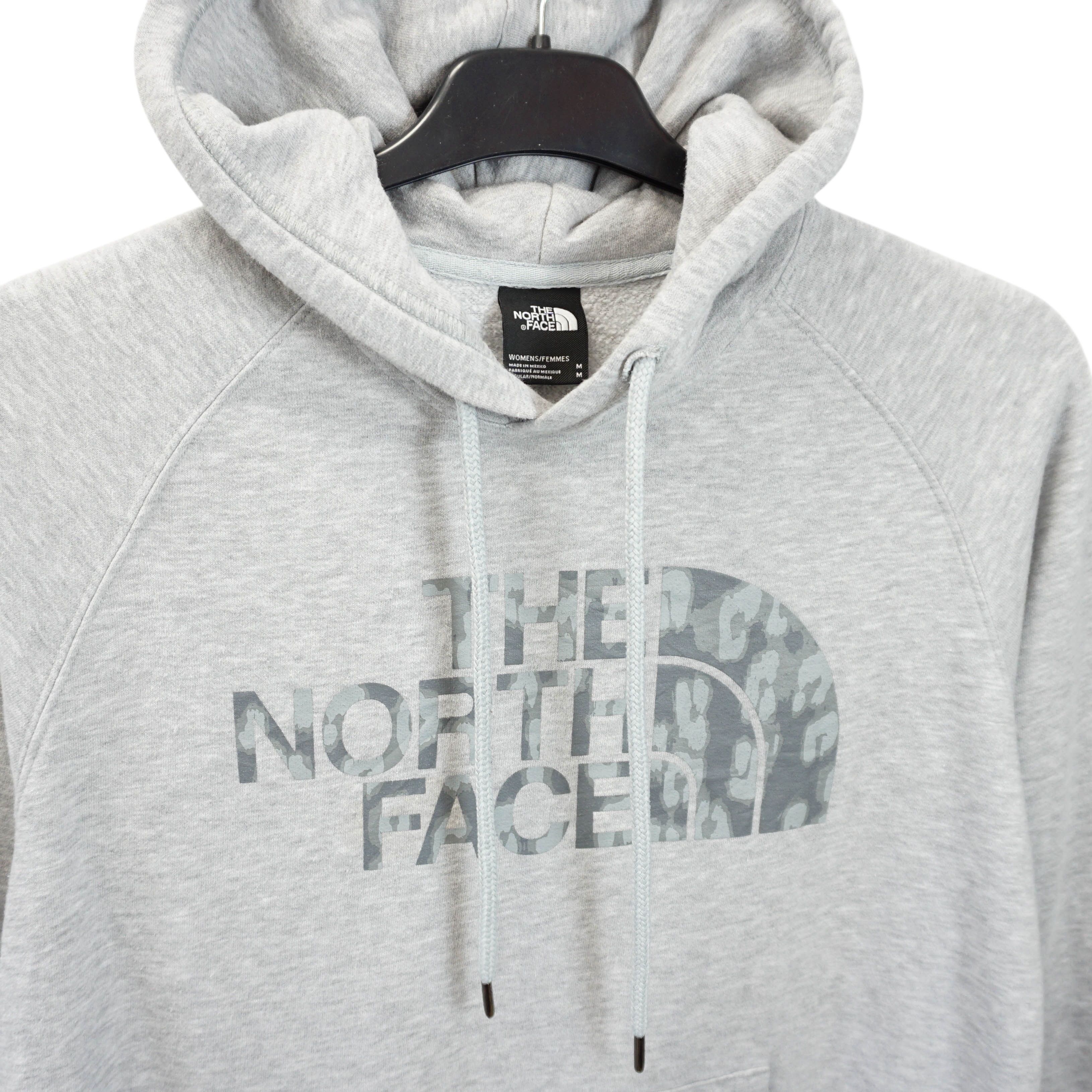 The North Face Essential Big Logo Gray Hoodie Size M / US 6-8 / IT 42-44 - 2 Thumbnail