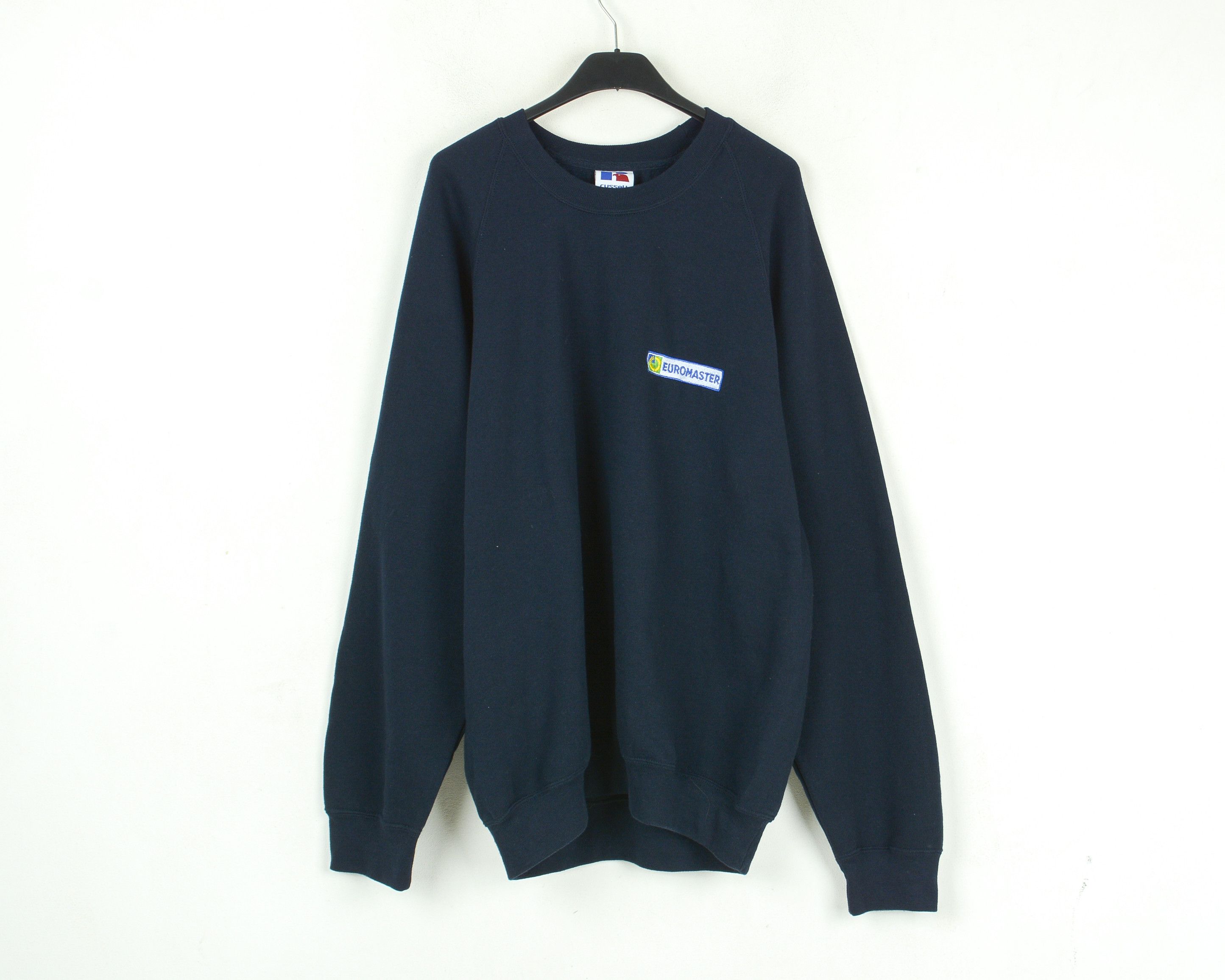 Russell Athletic × Vintage Pullover Jumper Euromaster L Sweater Sweatshirt Crew Neck Size US L / EU 52-54 / 3 - 2 Thumbnail