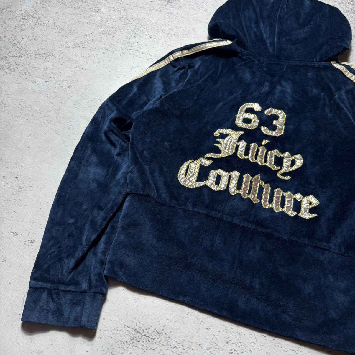 Juicy Couture × Vintage vintage sexy y2k juicy couture cropped zip hoodie big logo Size L / US 10 / IT 46 - 5 Thumbnail