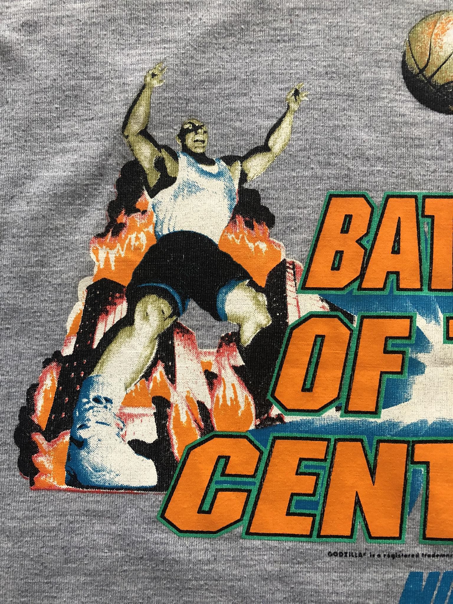 Vintage Nike Charles Barkley Vs Godzilla Shirt