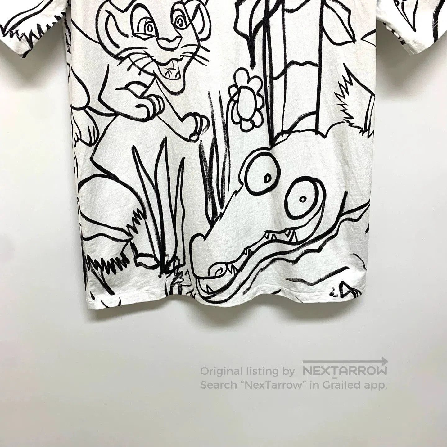 Balmain BALMAIN x Disney Cartoon Print T-Shirt. Size US L / EU 52-54 / 3 - 7 Thumbnail