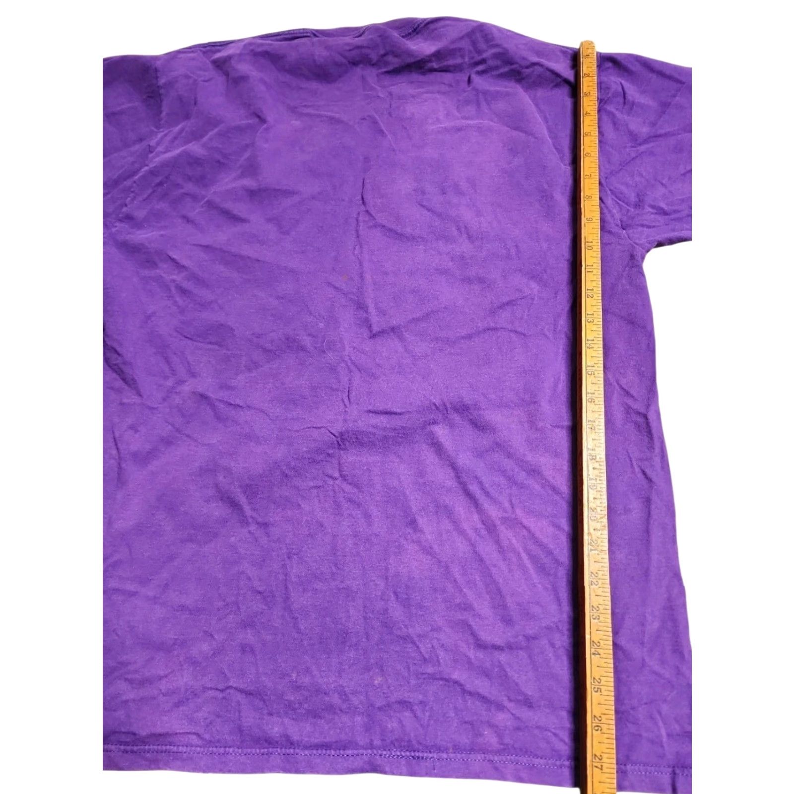 Jerzees Vintage Jerzees Mens XL T-Shirt Denali National Park Mt McKinley Alaska Native Crew Neck Short Sleeve Purple Thrashed Size US XL / EU 56 / 4 - 2 Thumbnail