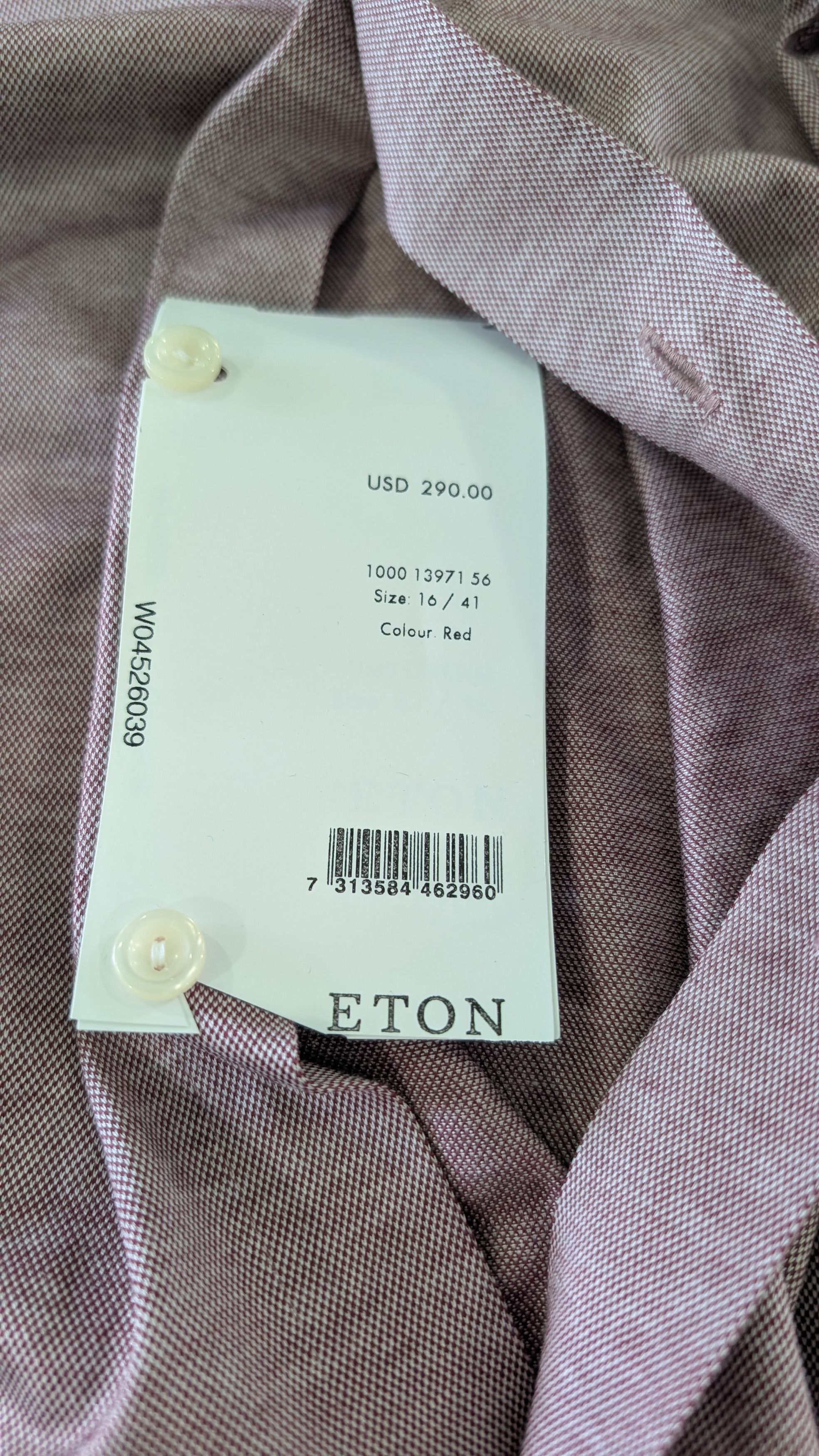 Eton Eton Filo di Scozia Knitted Jersey Size 16 41 Slim Red Size US S / EU 44-46 / 1 - 7 Thumbnail
