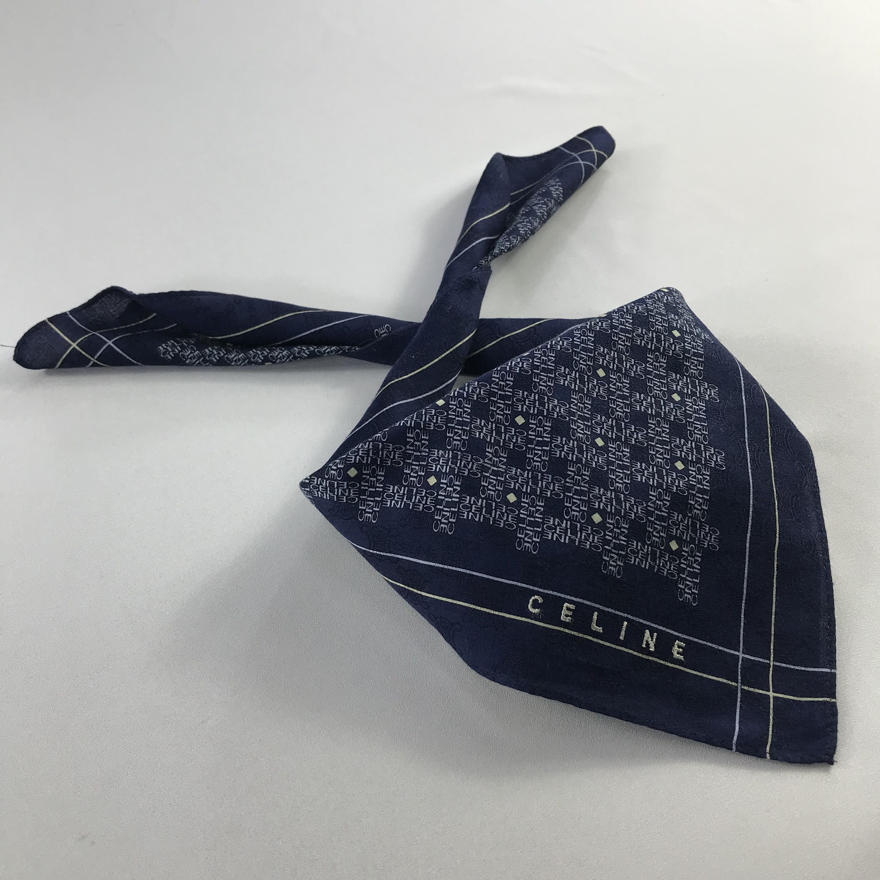 Celine Celine Handkerchief / Bandana / Neckerchief C697 Size ONE SIZE - 2 Thumbnail