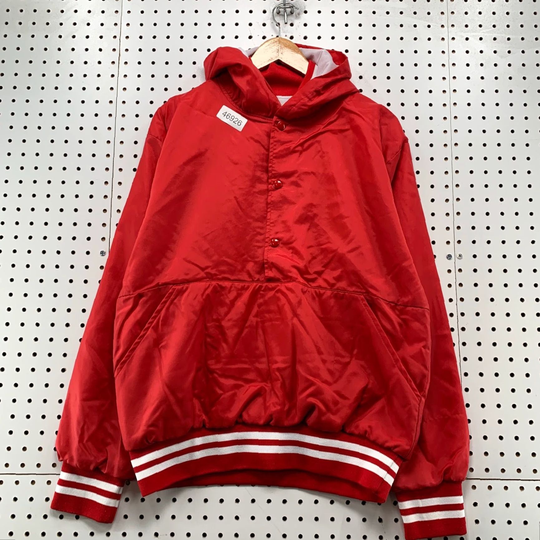 Vintage VINTAGE Don Alleson Windbreaker Pullover Hoodie Arrow Red Large Men Size US L / EU 52-54 / 3 - 2 Thumbnail