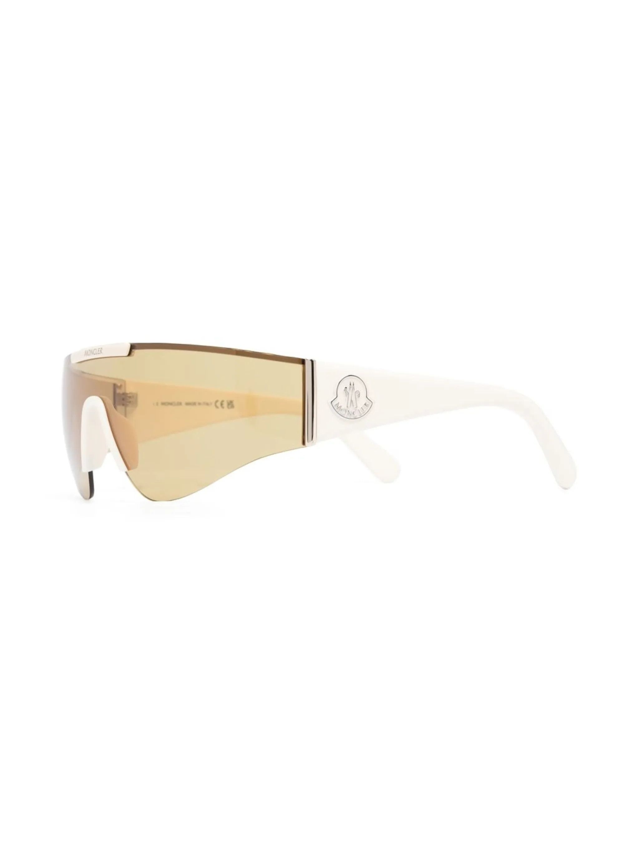Moncler o1y0225 Size : OS / 99 mm Sunglasses in Ivory/Yellow Size ONE SIZE - 2 Thumbnail