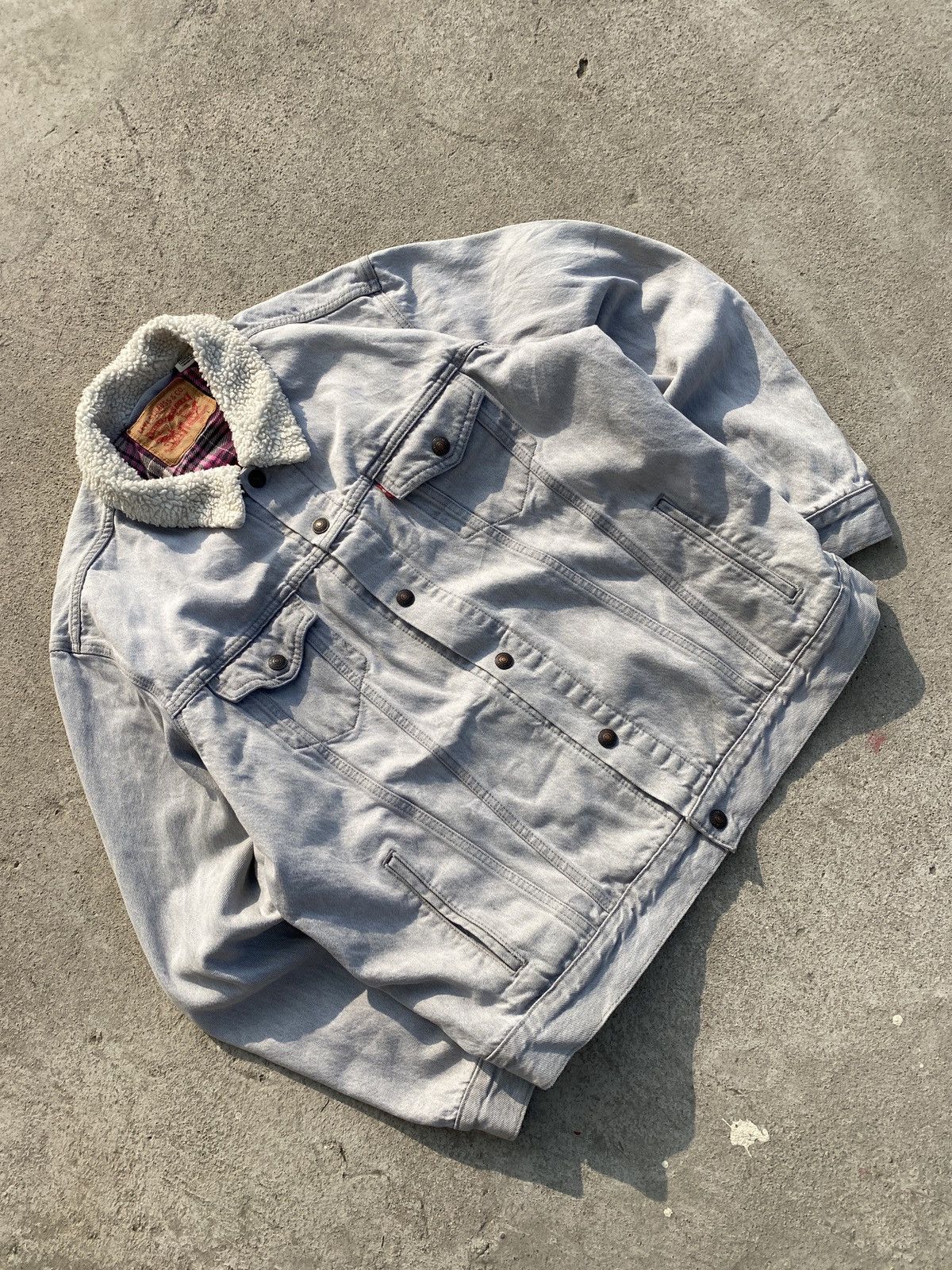 Levi's Vintage Levis Denim Jacket Size US L / EU 52-54 / 3 - 3 Thumbnail