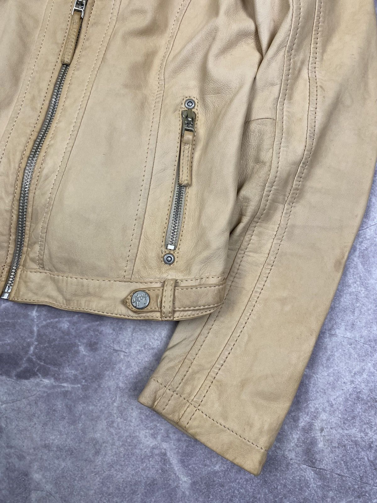 Hysteric Glamour Gipsy Avantgarde Style Washed Faded Y2K Leather Jacket Sz:M Size M / US 6-8 / IT 42-44 - 5 Thumbnail