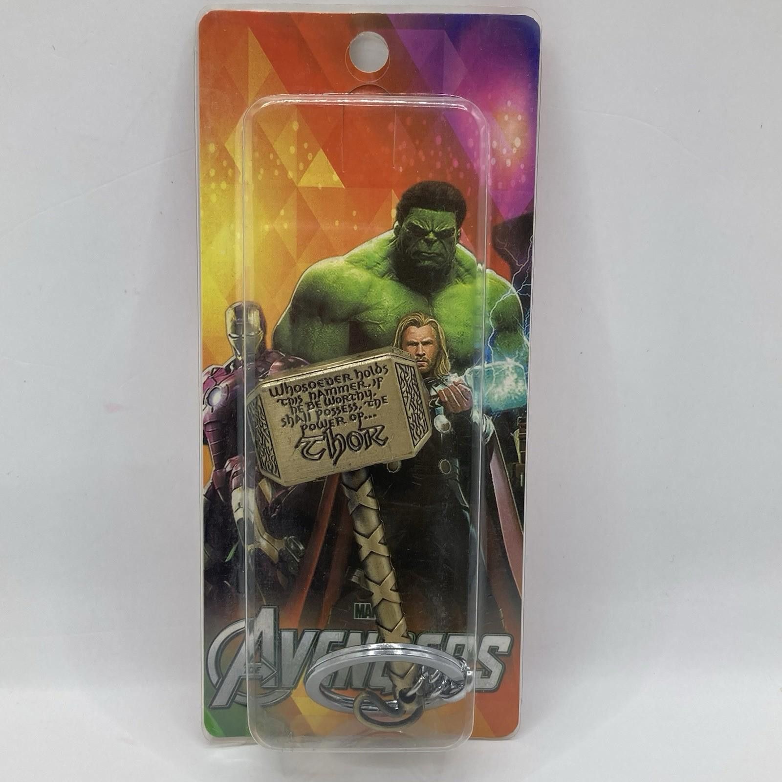 Designer New Marvel Thor Mjolnir Hammer Metal Key Chain 3 Inches Size ONE SIZE - 1 Thumbnail