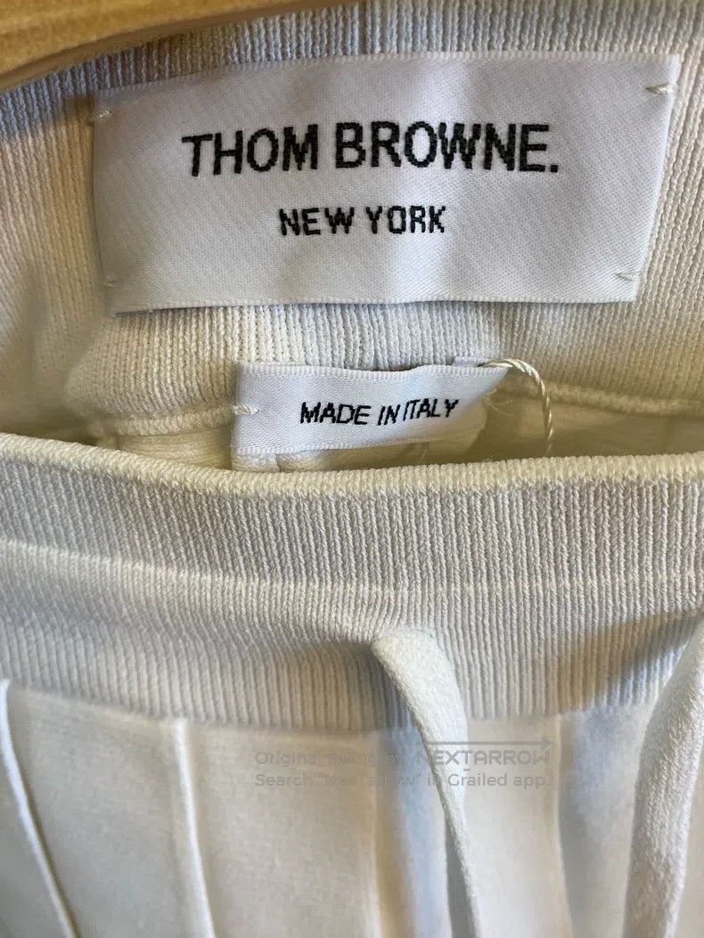 Thom Browne Thom Browne White drawstring pleated skirt Size 26" / US 2 / IT 38 - 6 Thumbnail