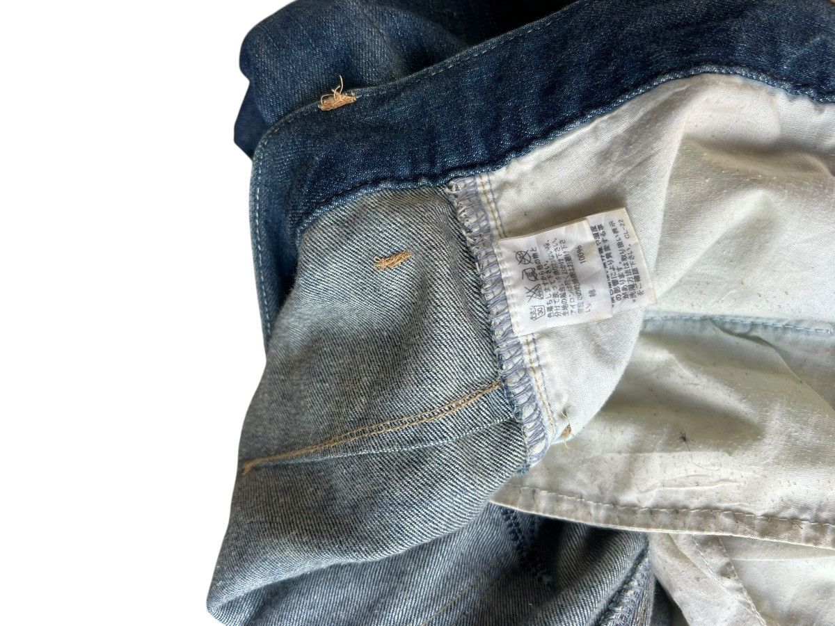 Issey Miyake Dirty Mud Stains Denim Ne-net Drop Crotch Patchwork Jeans Size US 32 / EU 48 - 23 Thumbnail