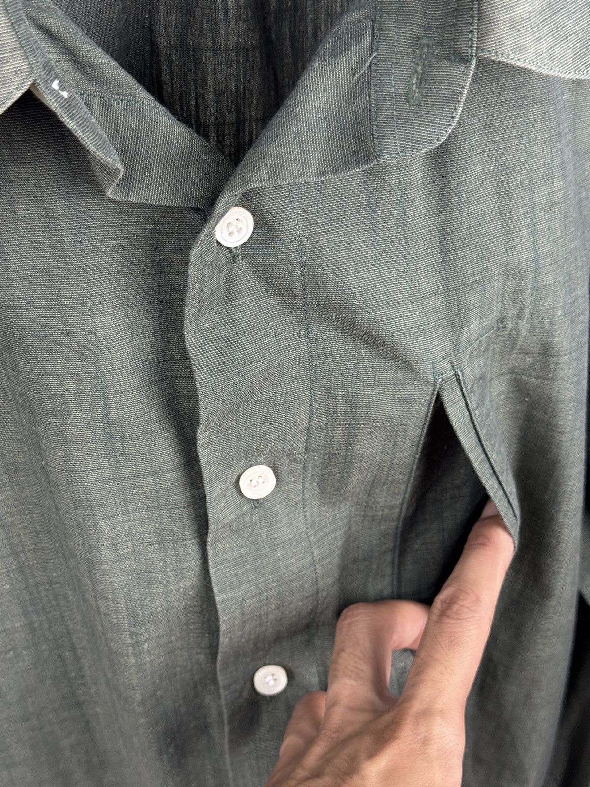 トップス ISSEY MIYAKE MEN 99SS Oversize Shirt L Issey Miyake Oversize Shirt