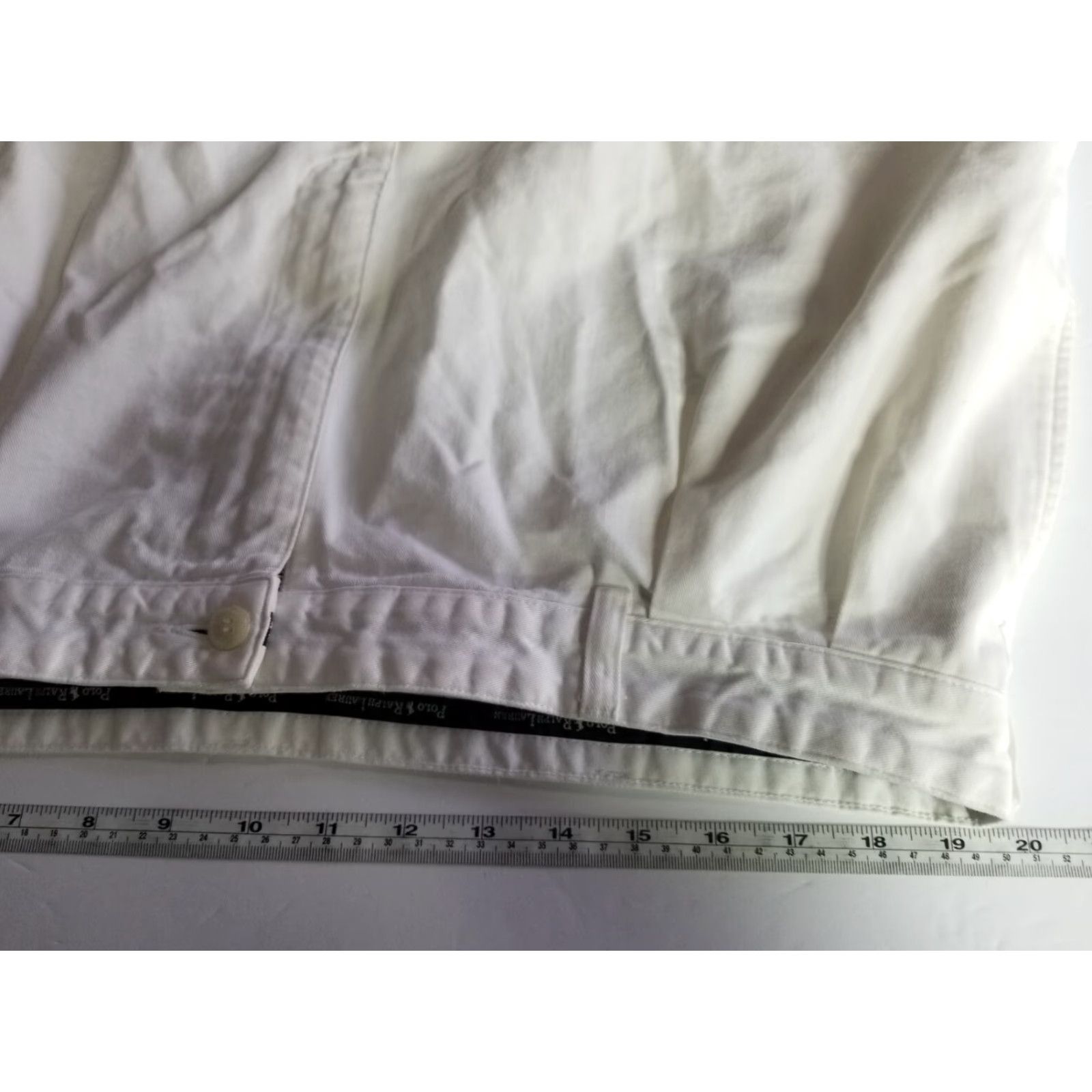 Polo Ralph Lauren Polo Ralph Lauren White Chino Shorts Men's Size 40 Casual Logo 40 White Han... (Oops) Size US L / EU 52-54 / 3 - 4 Thumbnail