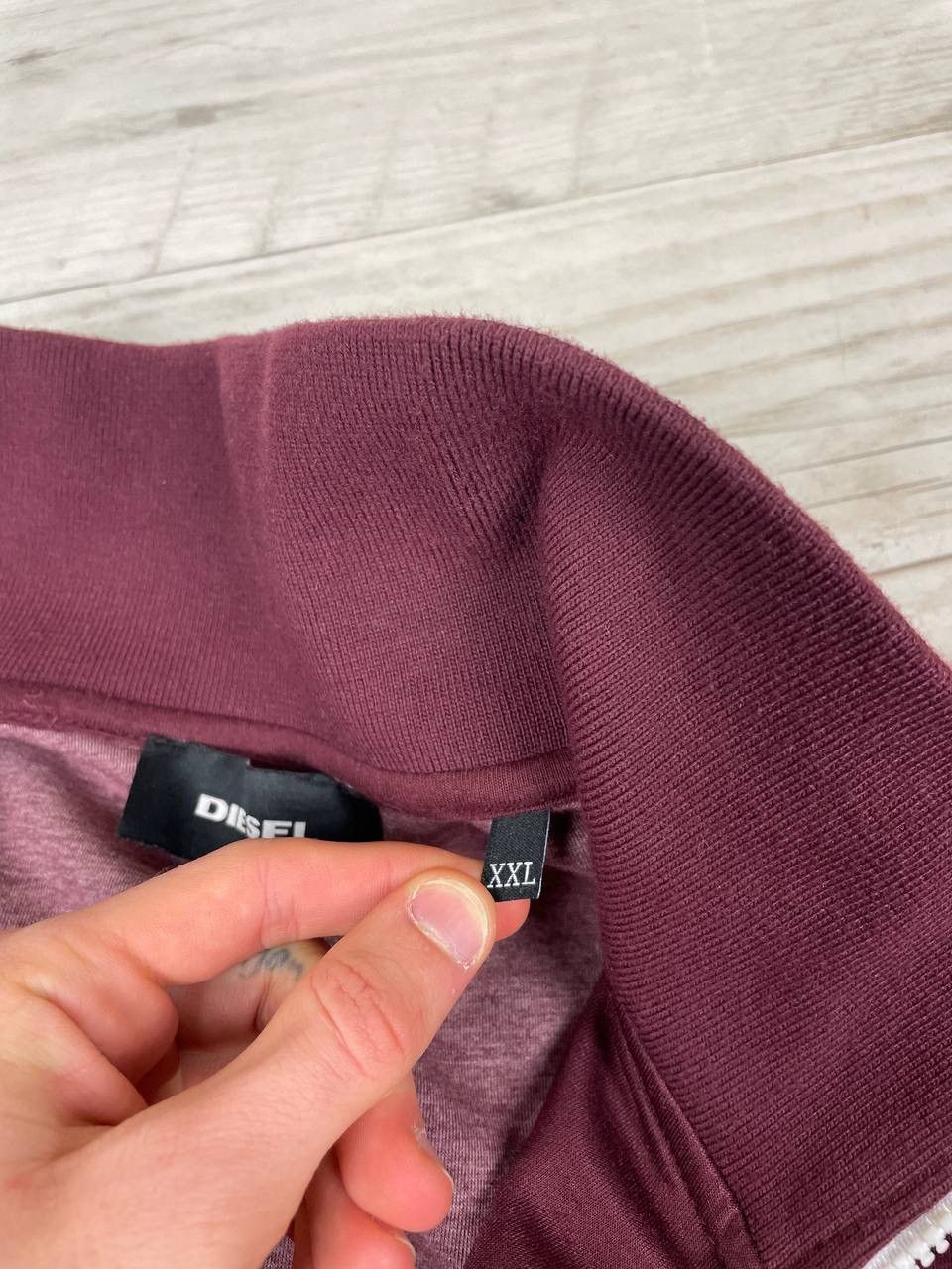 Diesel Vintage Diesel Track Jacket Men Size 2XL Burgundy Size US XXL / EU 58 / 5 - 17 Thumbnail