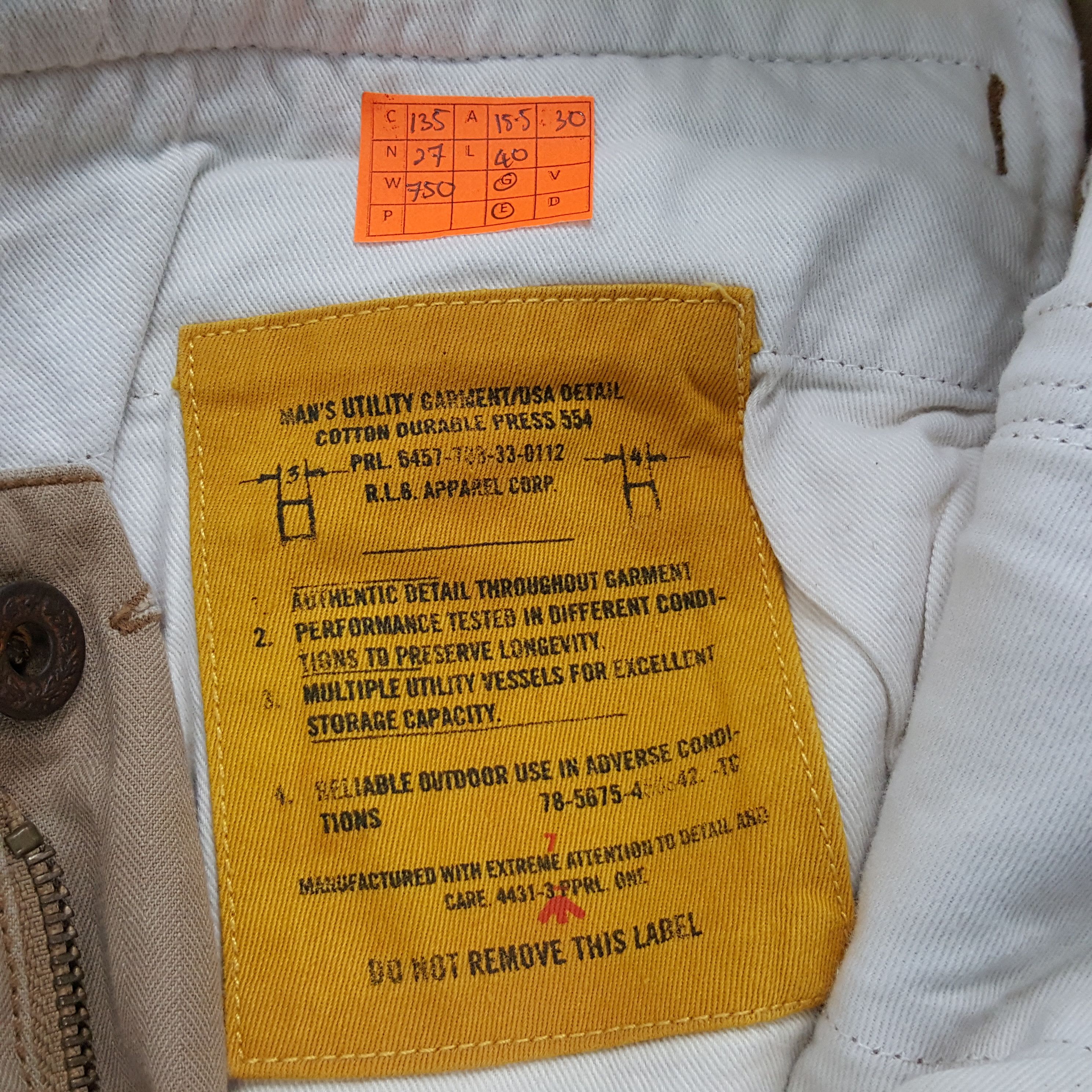 Polo Ralph Lauren × Vintage Vintage POLO by Ralph Lauren Cargo Pants Size US 31 - 15 Thumbnail