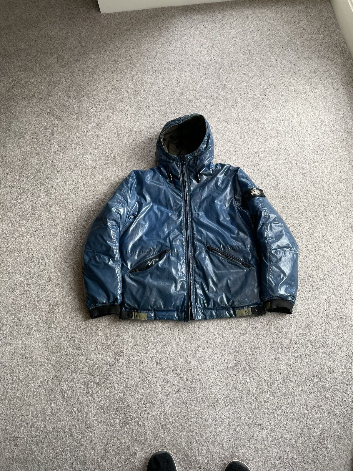 image of Blue Stone Island 2010 Ice Jacket, Men's (Size XL)