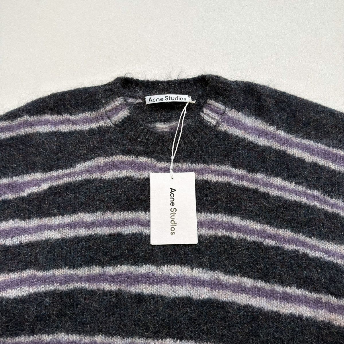 Acne Studios Striped Oversized Mohair Sweater Size US M / EU 48-50 / 2 - 4 Thumbnail