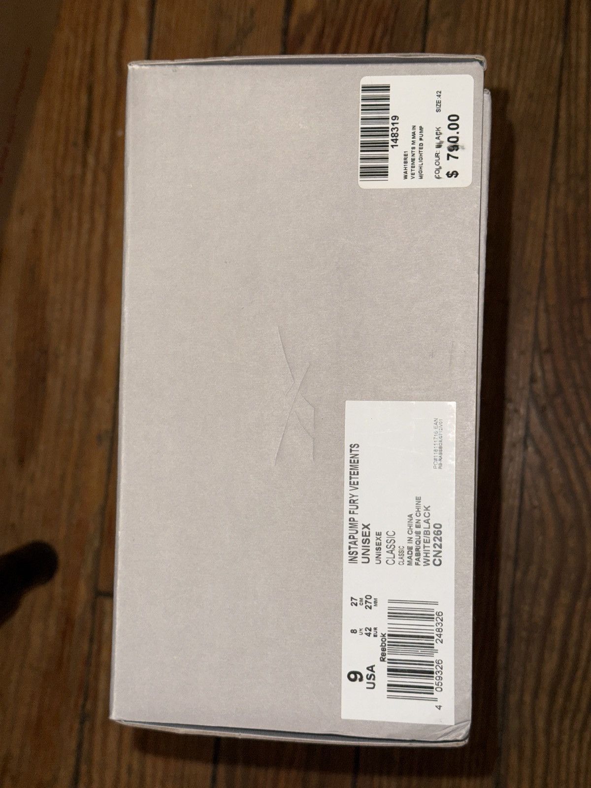 Reebok × Vetements Instapump Fury Vetements Size US 9 / EU 42 - 7 Thumbnail