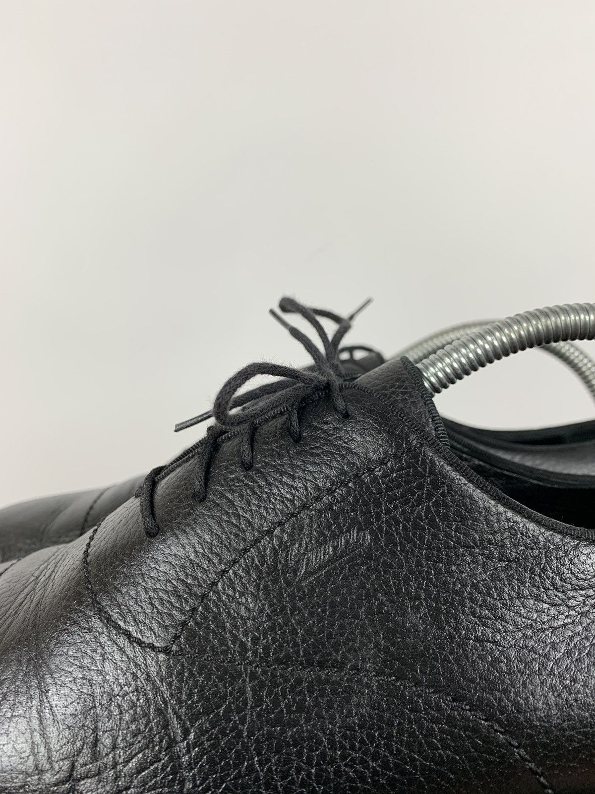 Gucci Gucci Black Leather Oxford Shoes Size US 8 / EU 41 - 12 Thumbnail