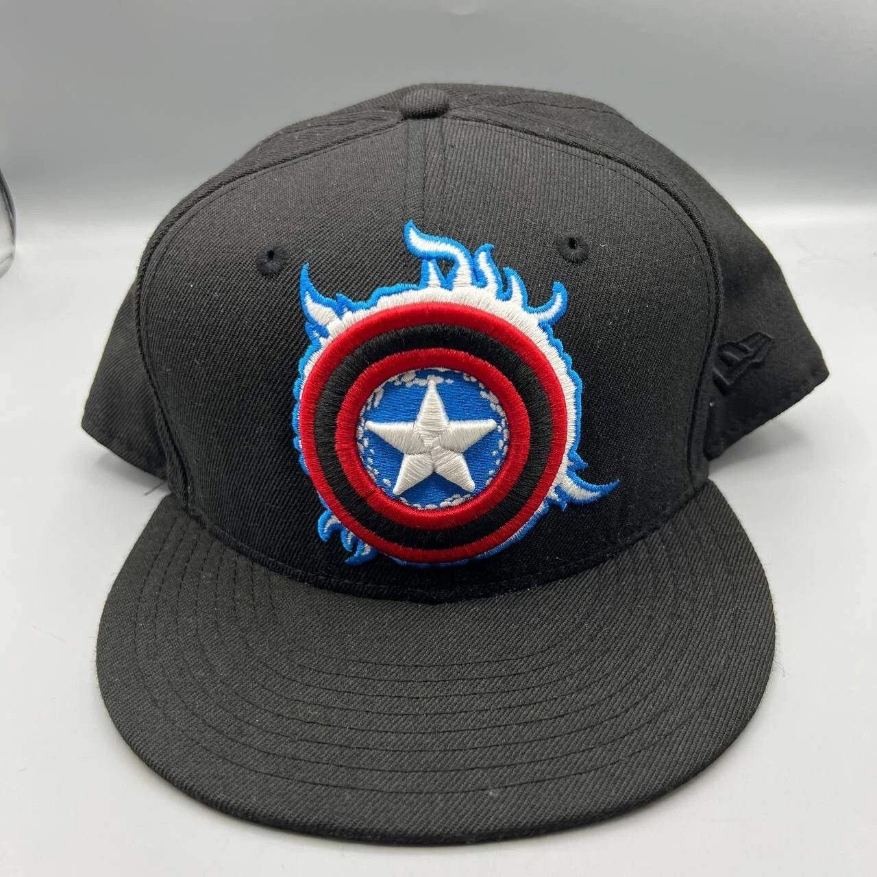 New Era Captain America Marvel Hat Men 8 59Fifty New Era Fitted Cap Size ONE SIZE - 1 Thumbnail