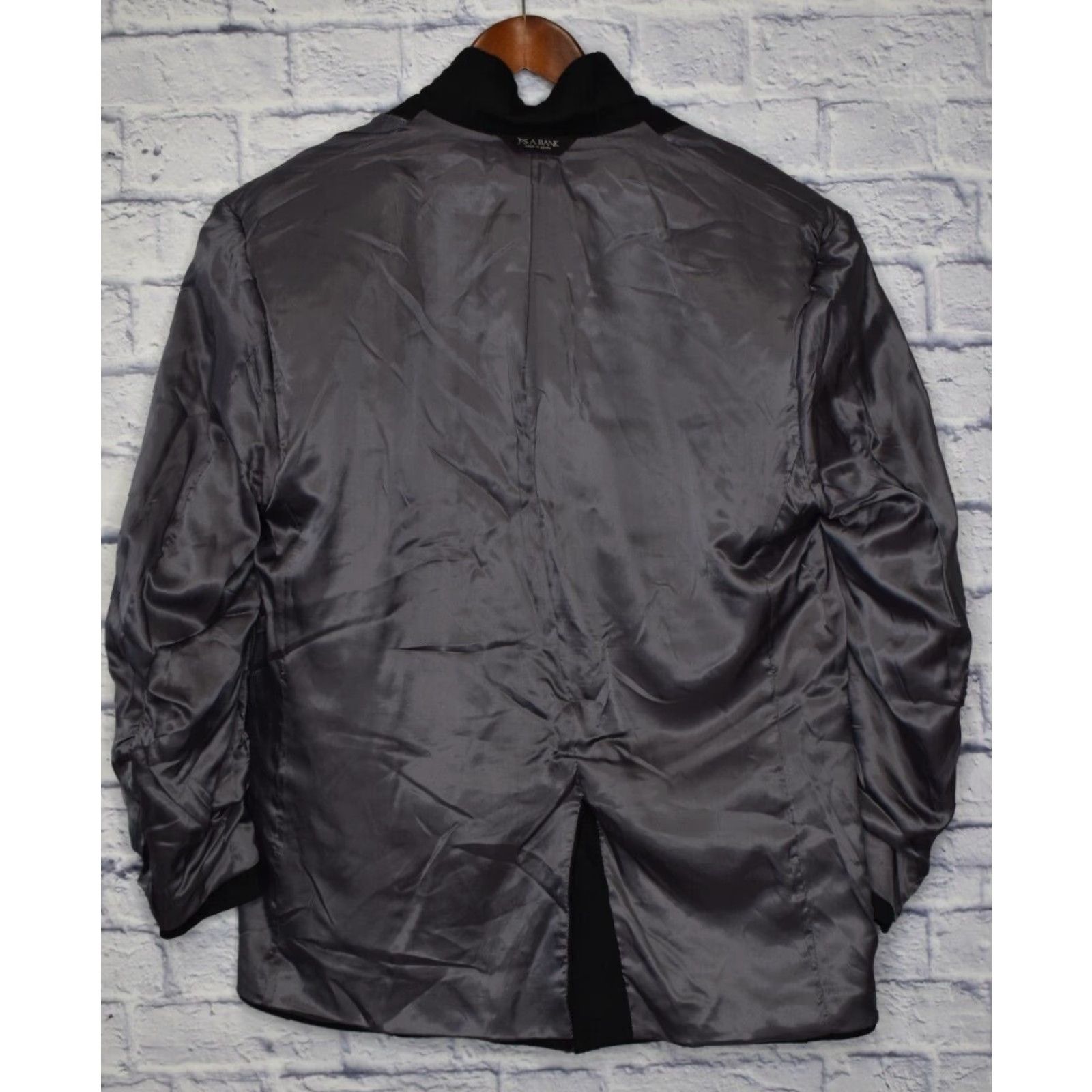 Jos. A. Bank Jos A Bank Jacket Men 42R Black Cashmere Wool 2 Button Sport Coat Chest 46 Size US XS / EU 42 / 0 - 4 Thumbnail