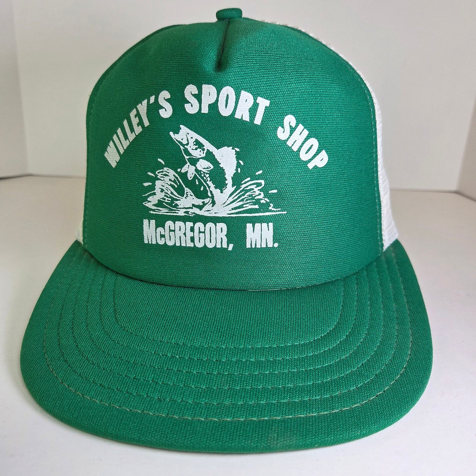 Other Vintage Willey’s Sport Shop Trucker Hat USA Green White Size ONE SIZE - 1 Thumbnail