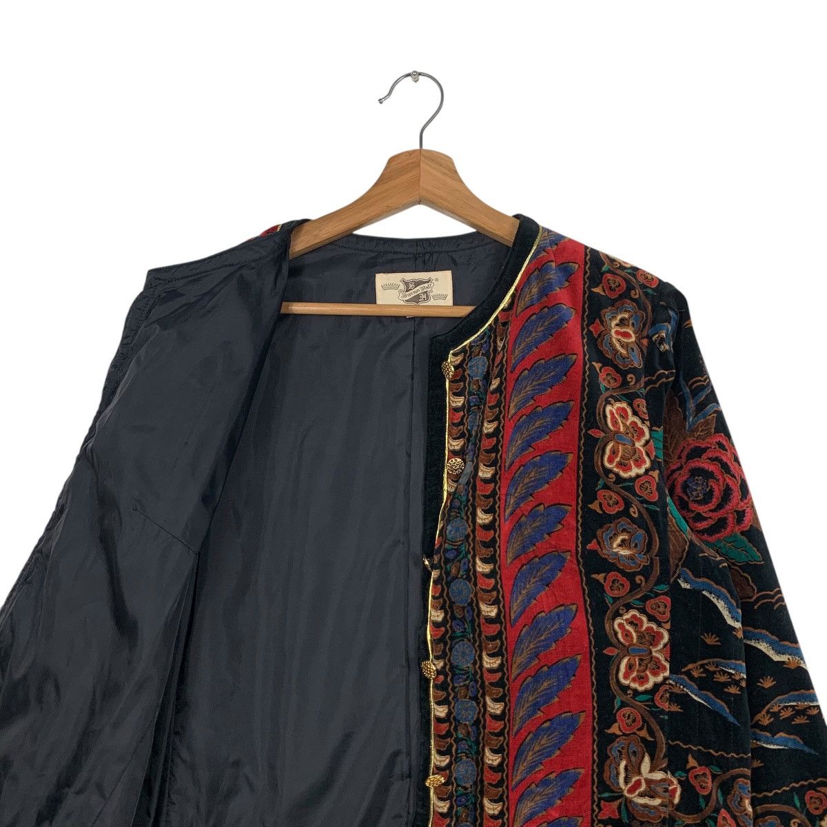 Japanese Brand SAXTON HALL Japan Bohemian Oriental Style Jacket #1820-C22 Size M / US 6-8 / IT 42-44 - 10 Thumbnail