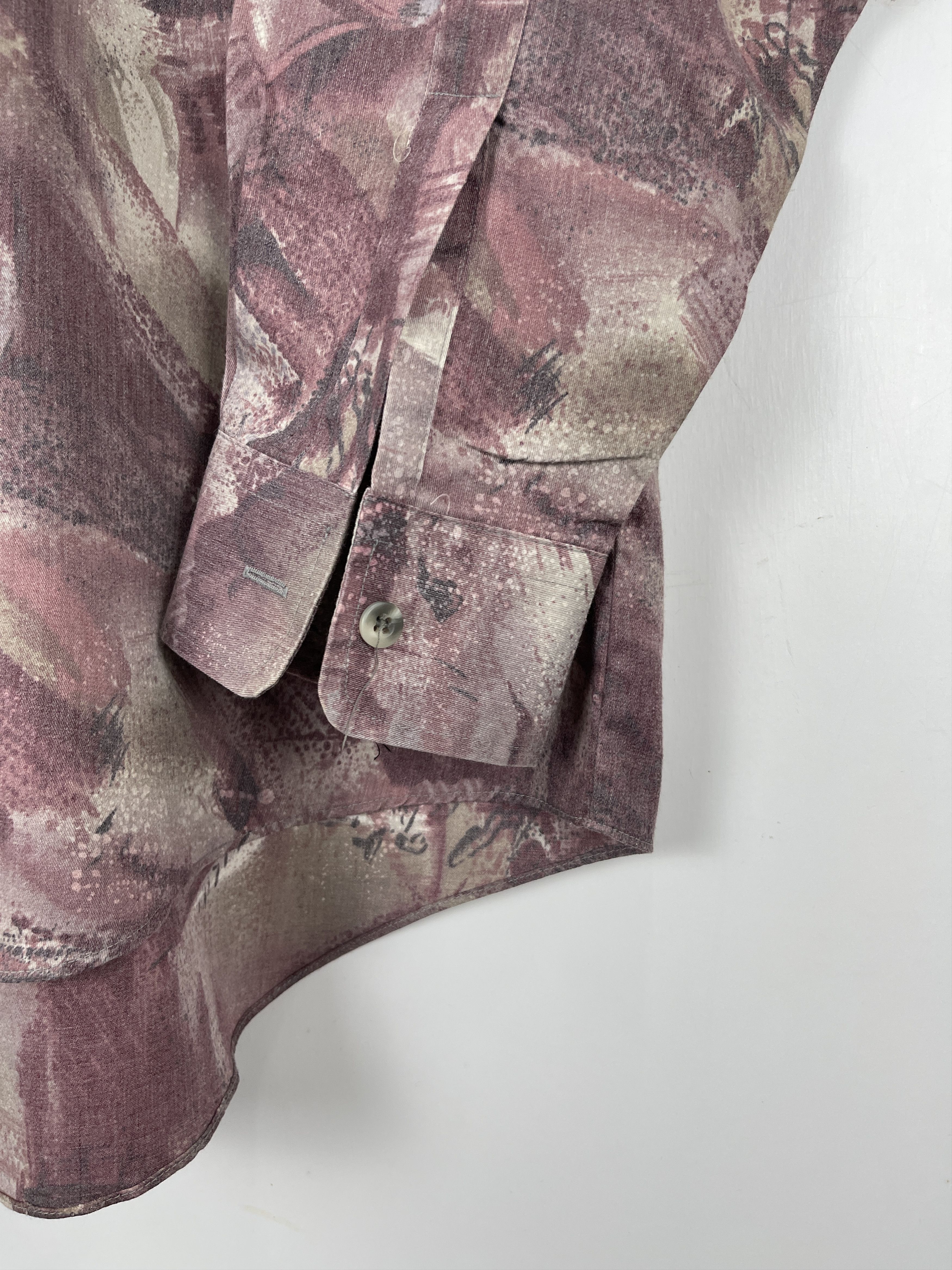 Japanese Brand × Vintage Vintage Japanese Brand Floral Design Silk Shirt TA0406 Size US L / EU 52-54 / 3 - 6 Thumbnail