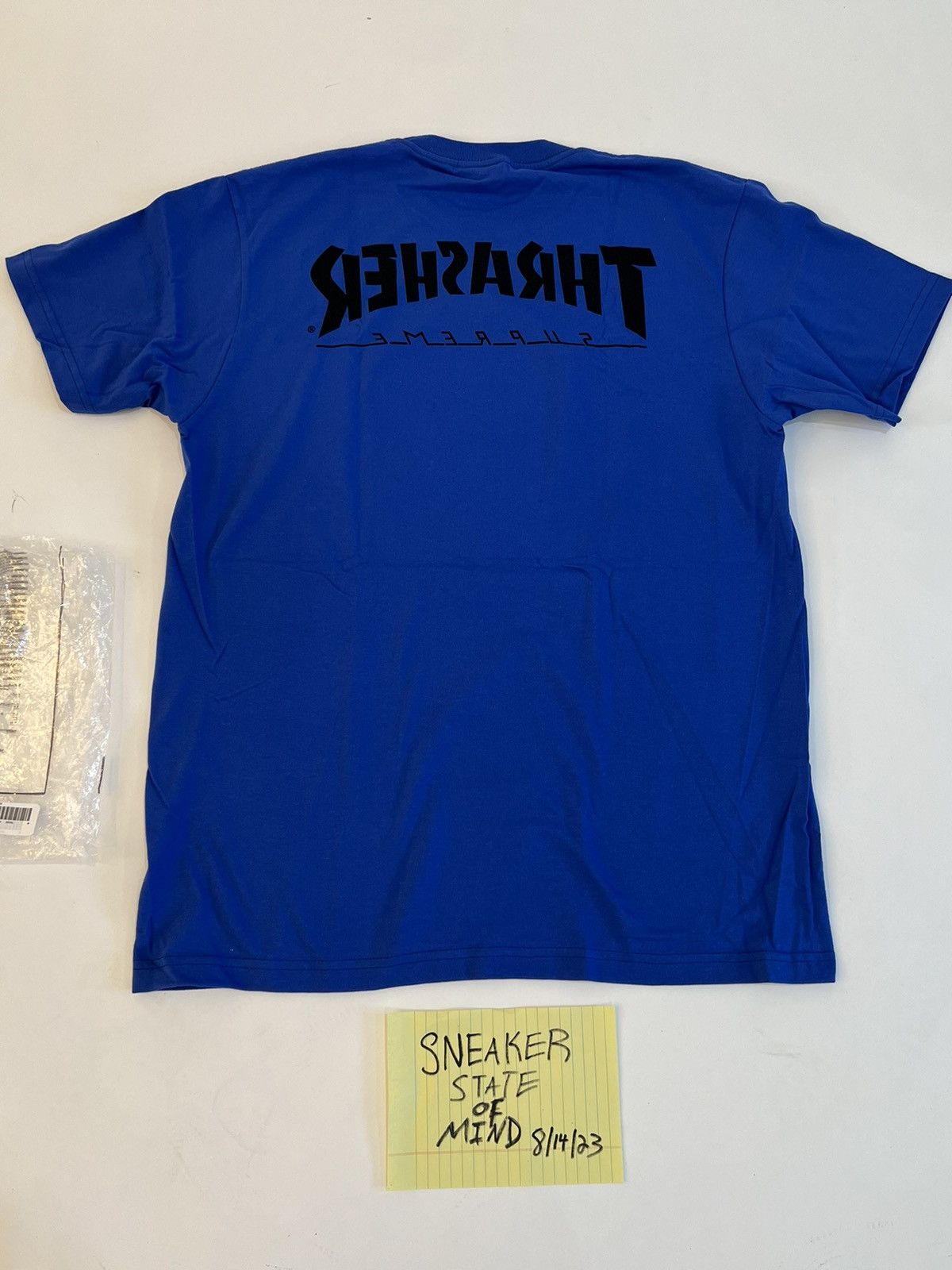 Supreme × Thrasher NEW SUPREME X THRASHER GAME TEE BLUE SIZE MEDIUM SHIP FAST Size US M / EU 48-50 / 2 - 3 Thumbnail