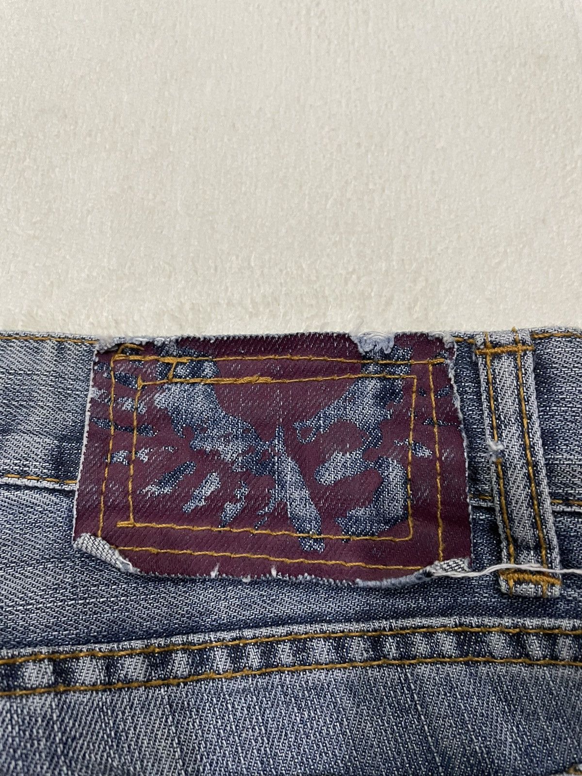 Blends Vintage Blend Denim Boot Cut Mudwash Jeans Size US 32 / EU 48 - 17 Thumbnail