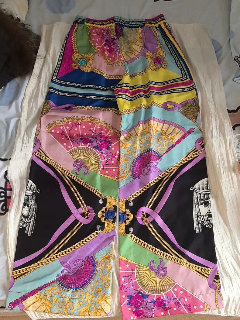 Versace Versace Printed pants Size 37" - 2 Thumbnail