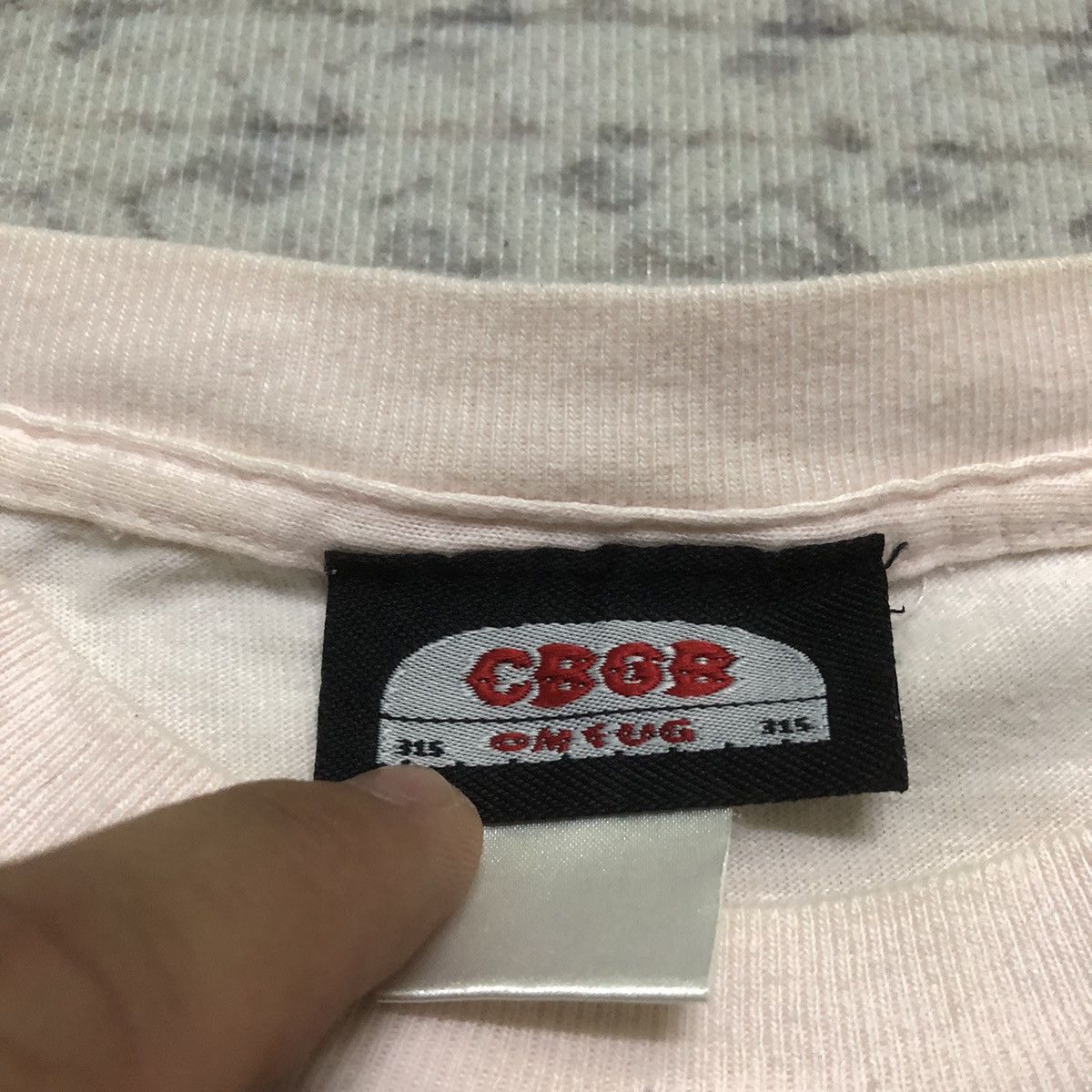 Band Tees × Vintage Rare Distressed Vintage CBGB & OMFUG Punk Tees Size US XXS / EU 40 - 14 Thumbnail