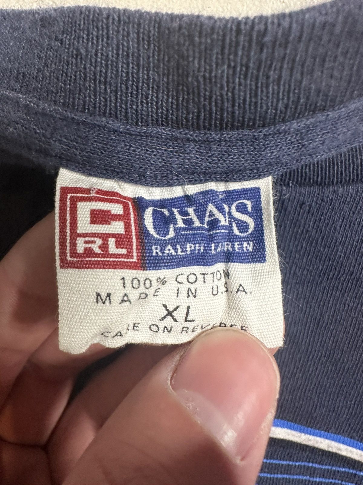 Chaps Ralph Lauren Vintage 90s Chaps Ralph Lauren Made In USA Longsleeve shirt Size US XL / EU 56 / 4 - 4 Thumbnail