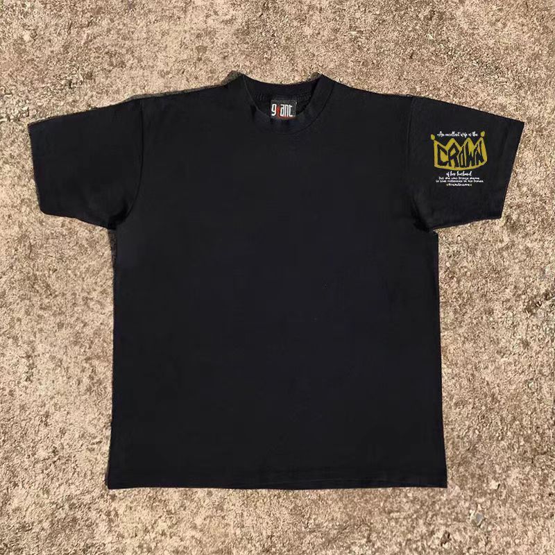 Japanese Brand × Vintage Street washed vintage crown print cotton t-shirt Size US M / EU 48-50 / 2 - 2 Thumbnail