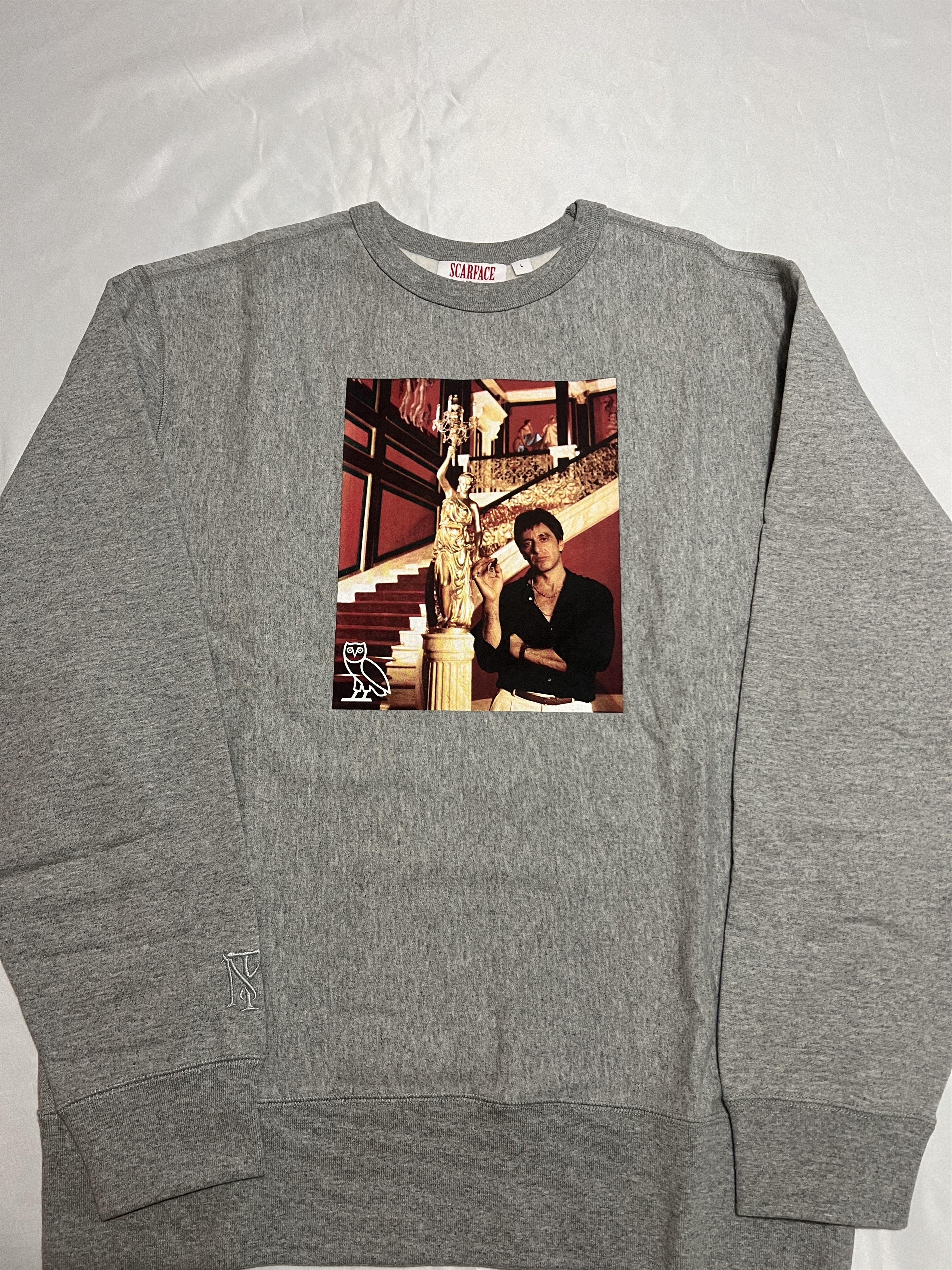 Drake OVO X SCARFACE GREY CREWNECK Size US L / EU 52-54 / 3 - 7 Thumbnail