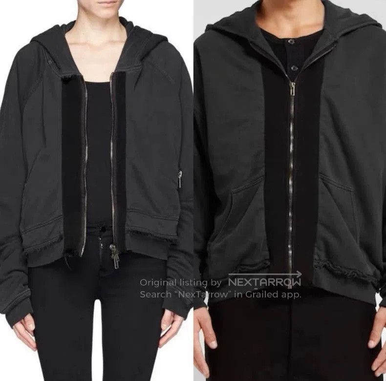 Haider Ackermann Haider Ackermann Dual Layer Hoodie and Parka. Size US M / EU 48-50 / 2 - 9 Thumbnail