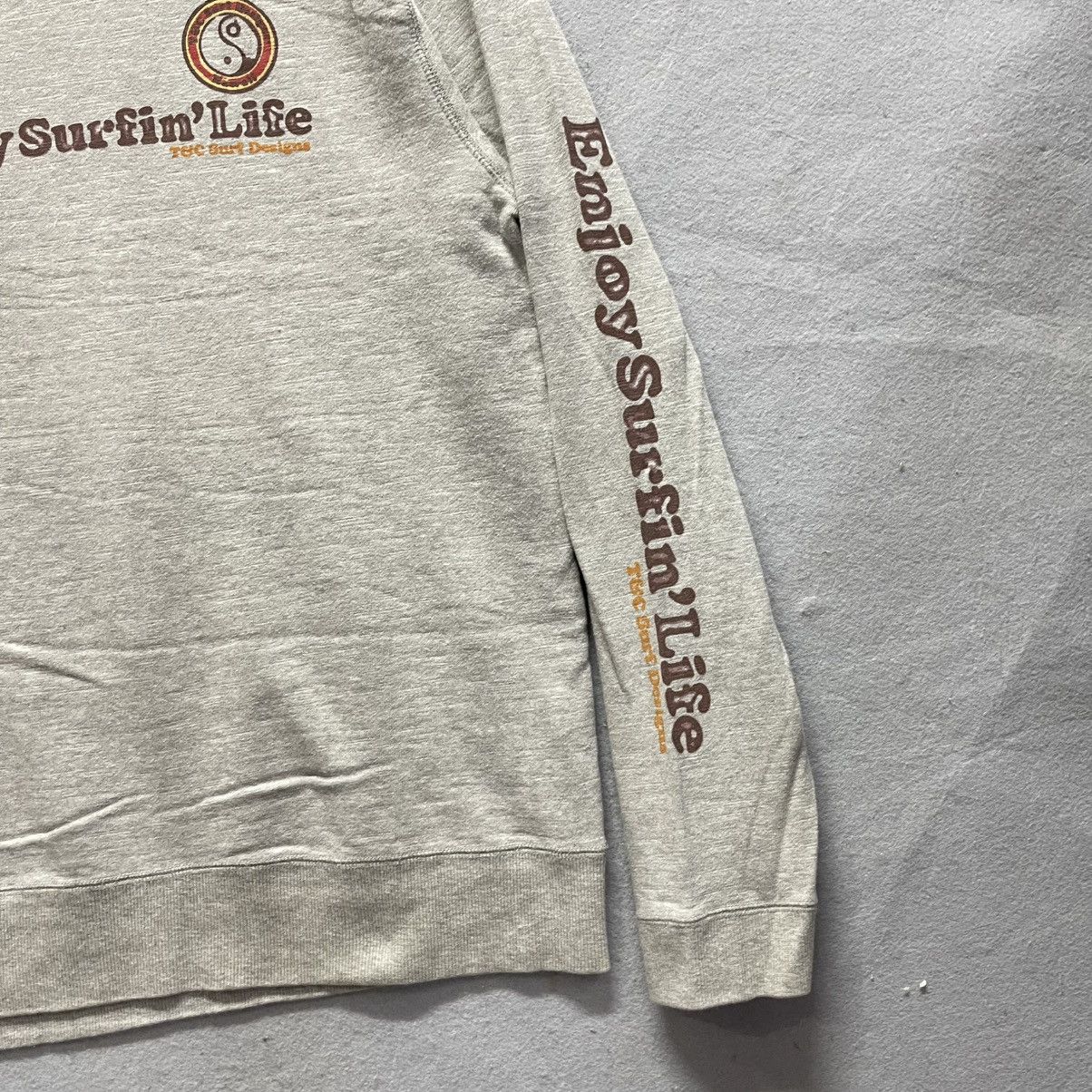 Vintage T&C Surf Designs “Enjoy Surfin’ Life” Sweatshirt – Gray Size US L / EU 52-54 / 3 - 6 Thumbnail