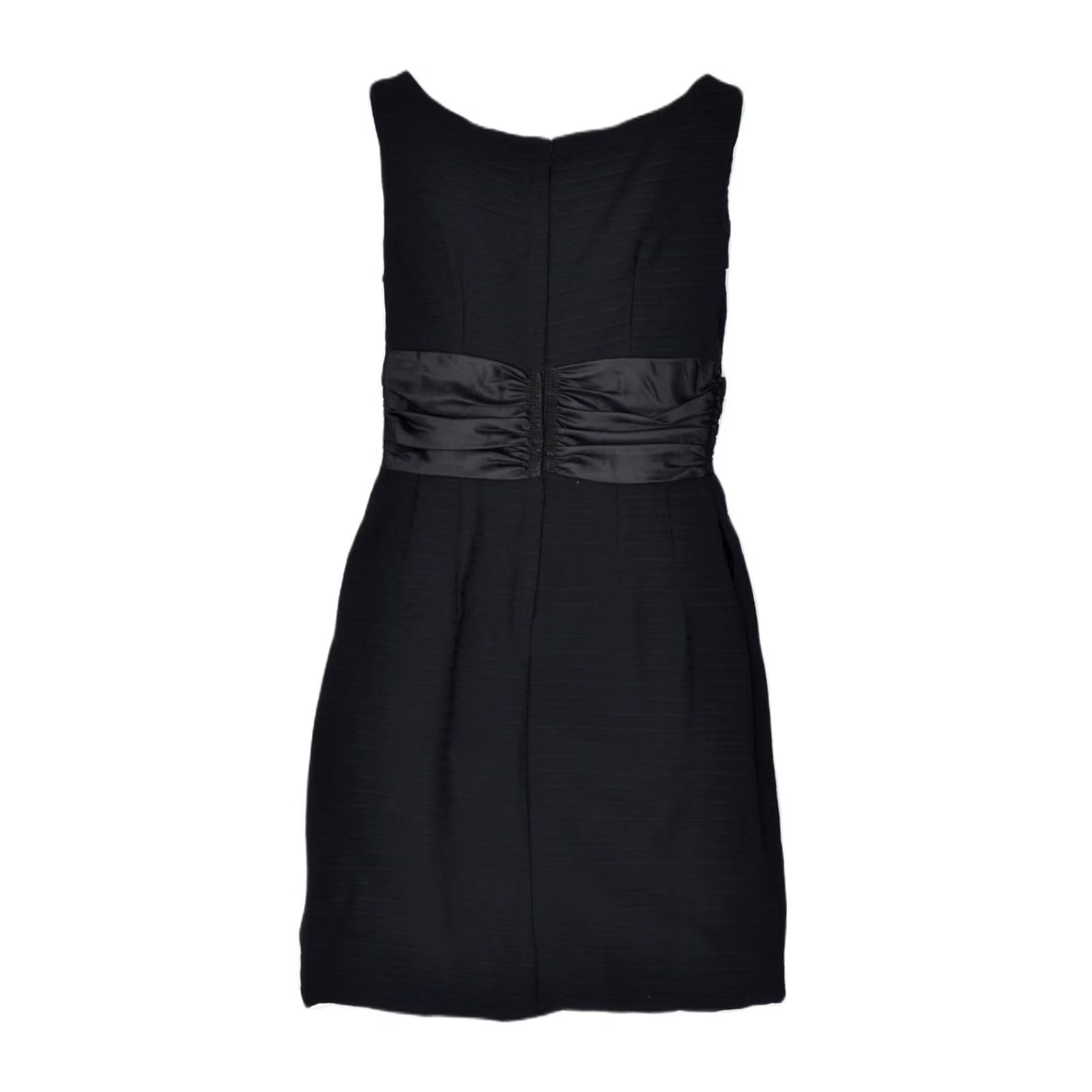 Vintage VINTAGE Womens Sheath Dress UK 6 XS Black Designer EZ03 Size XS / US 0-2 / IT 36-38 - 2 Thumbnail