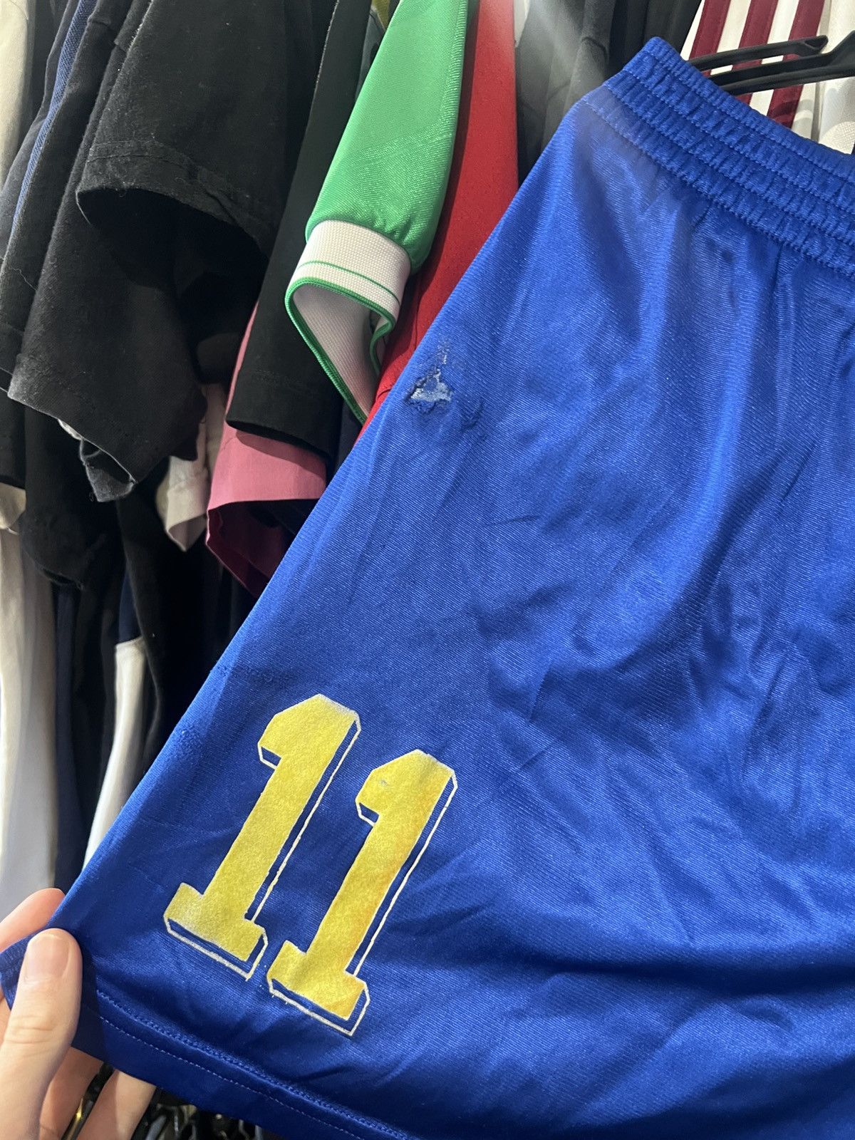 Vintage 80S VINTAGE ADIDAS EQUIPMENT #11 SWEDEN FOOTBALL SHORTS Size US 36 / EU 52 - 3 Thumbnail