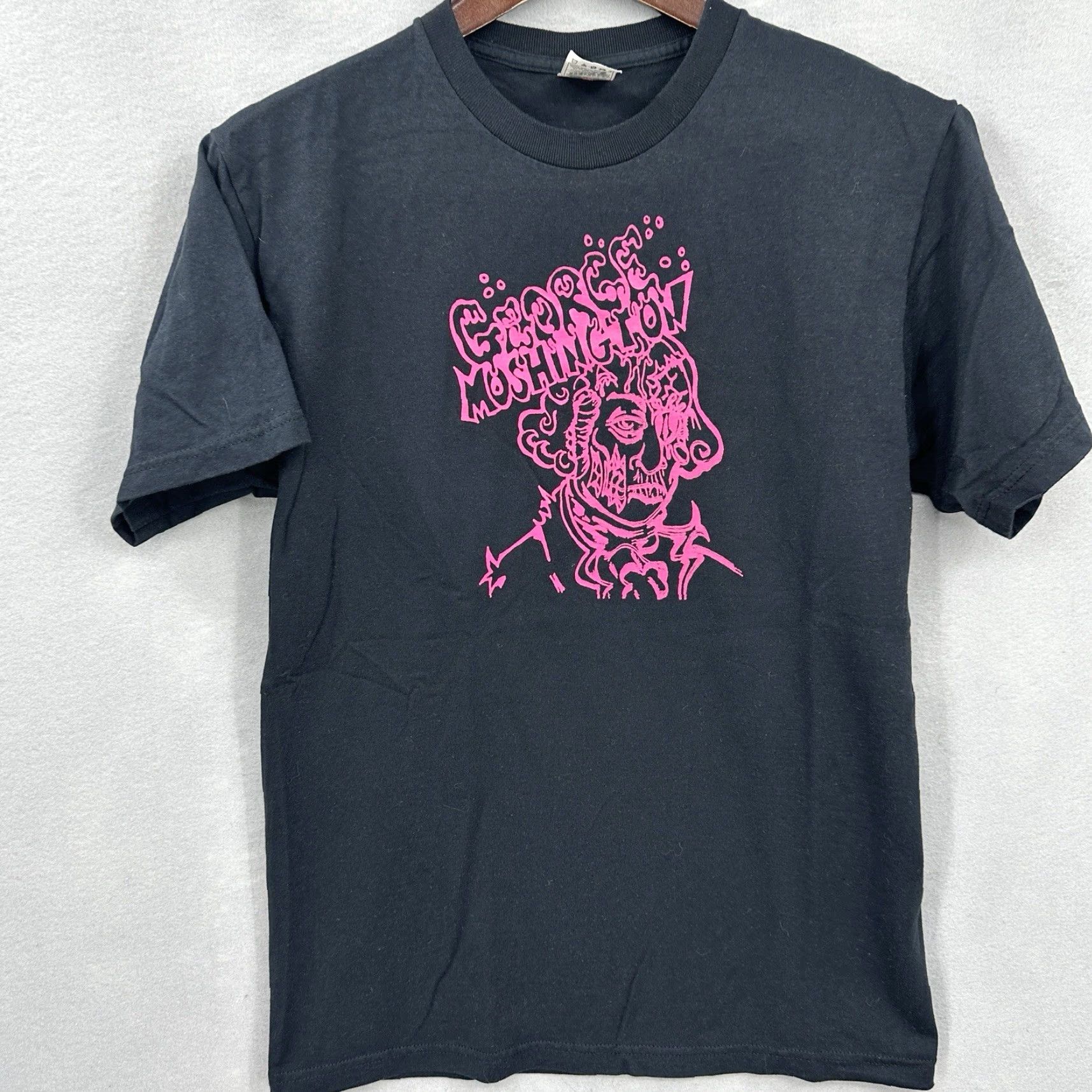 Fruit Of The Loom VINTAGE George Moshington Shirt Band Tee Mens Medium Punk Grunge 90s Ska PHX Mens Size US M / EU 48-50 / 2 - 2 Thumbnail