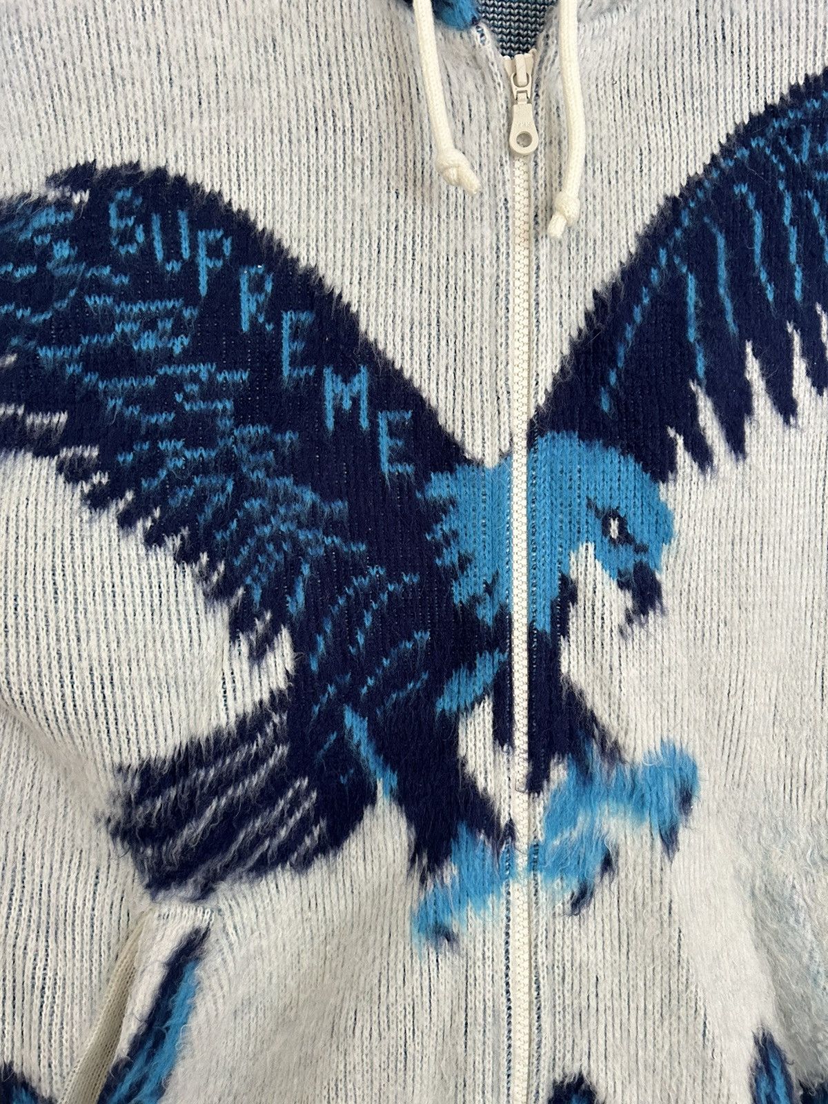 Supreme Supreme mohair zip up eagle 🦅 Size US M / EU 48-50 / 2 - 2 Thumbnail