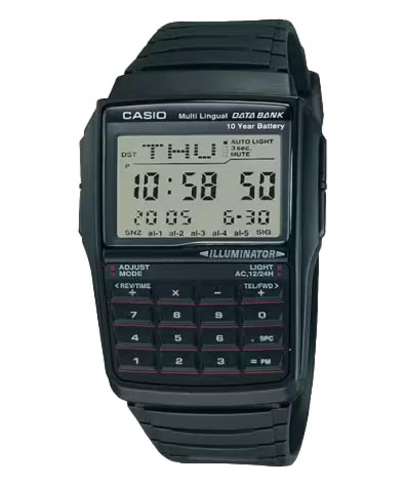 Casio Casio Men's Databank Calculator Watch Display - DBC-32-1AV Size ONE SIZE - 1 Preview
